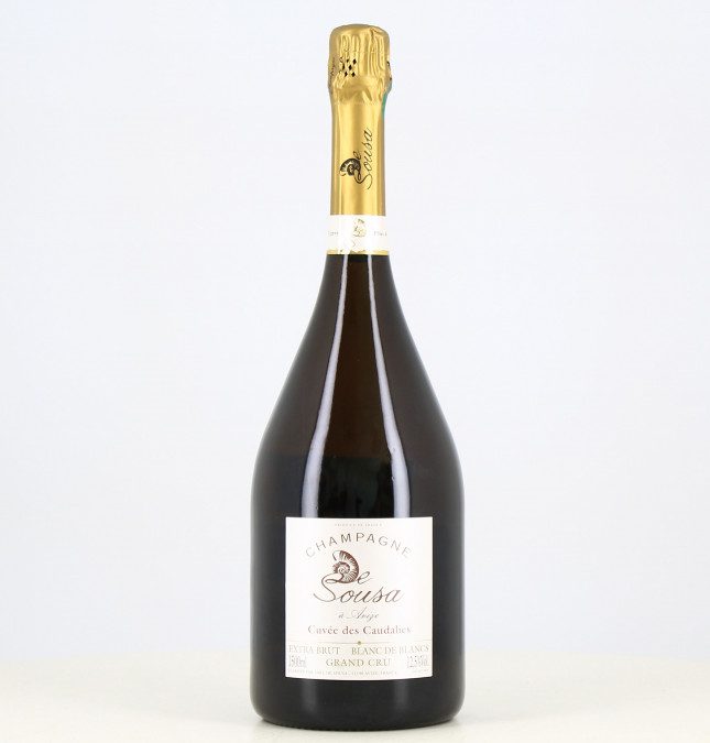 Magnum Champagne Grand Cru Cuvée des Caudalies - De SousaThis means Magnum Champagne Grand Cru Cuvée des Caudalies - De Sousa. 