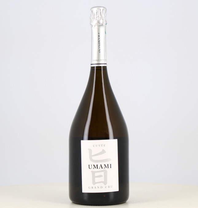 Magnum di champagne Umami grand cru De Sousa 2009. Magnum di champagne Umami grand cru De Sousa 2009.