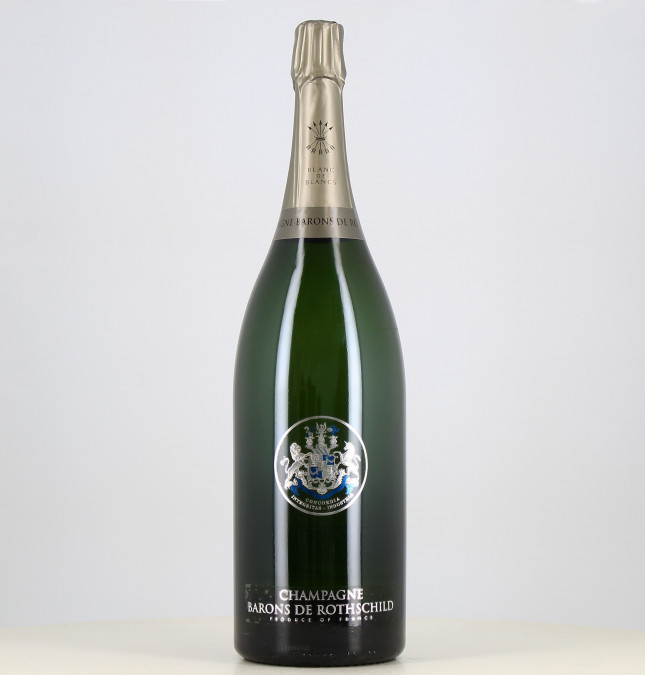 Jeroboam Champagne blanc de blancs Barons de RothschildTranslation: Jeroboam Champagne white of whites Barons de Rothschild 