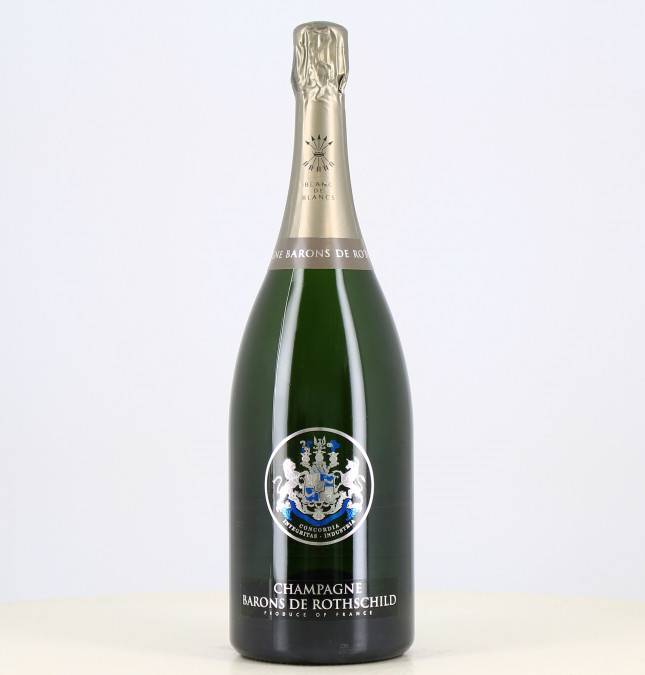 Magnum de Champagne blanco de blancos Barones de Rothschild 