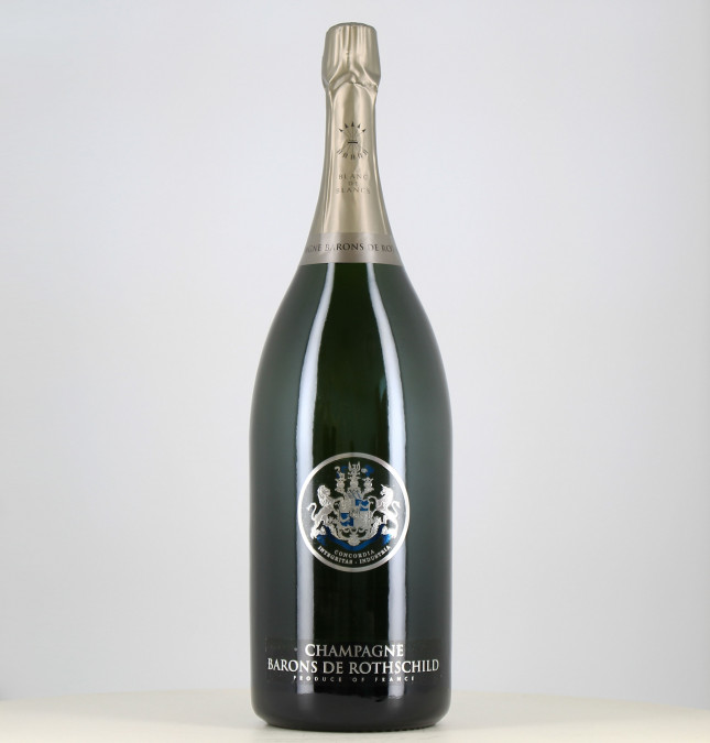 Champagne Mathusalem blanc de blancs Barons de Rothschild. Champagne Mathusalem blanc de blancs Barons de Rothschild.