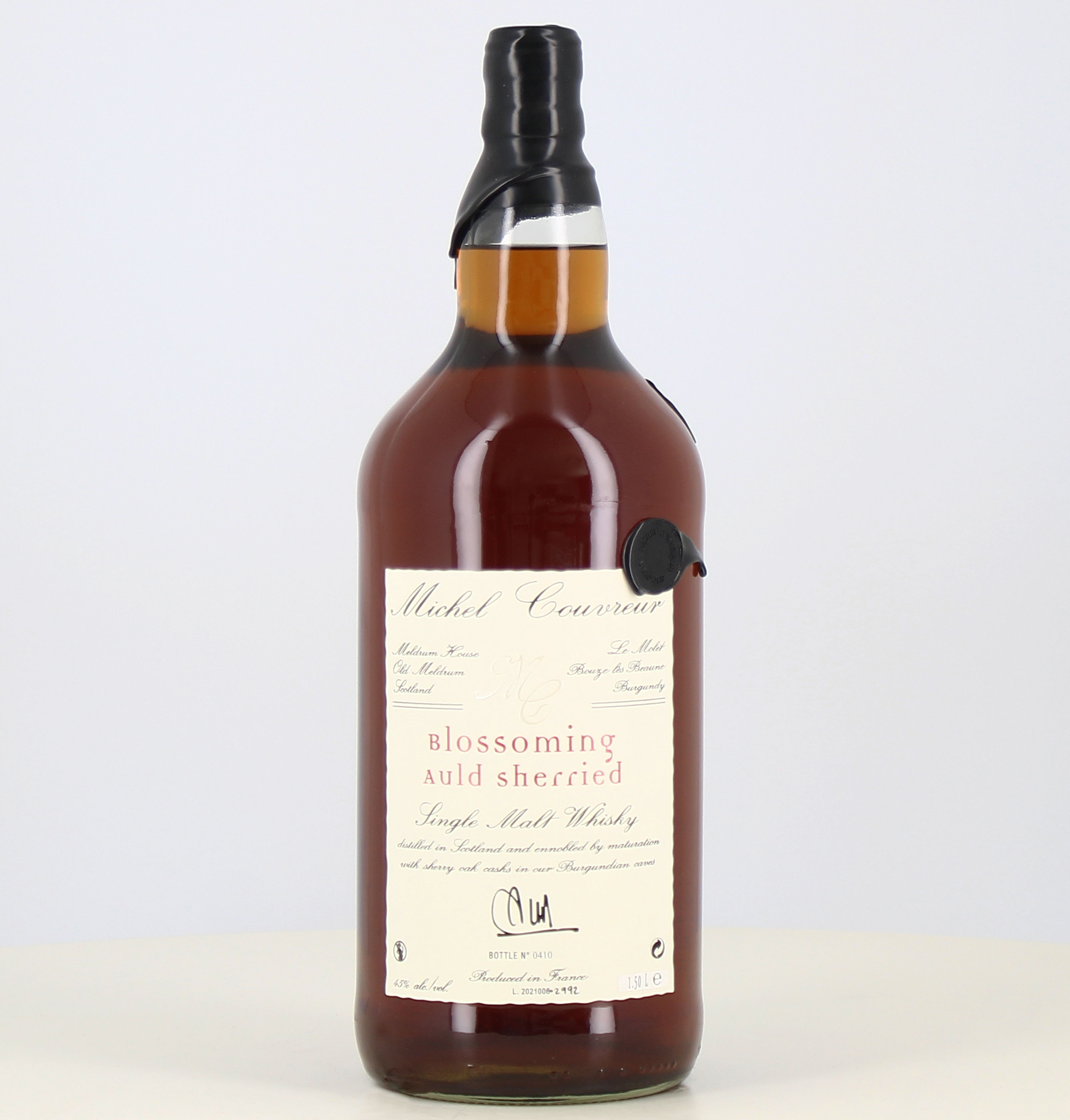 Magnum whisky michel couvreur Blossoming auld sherried single malt 45% 