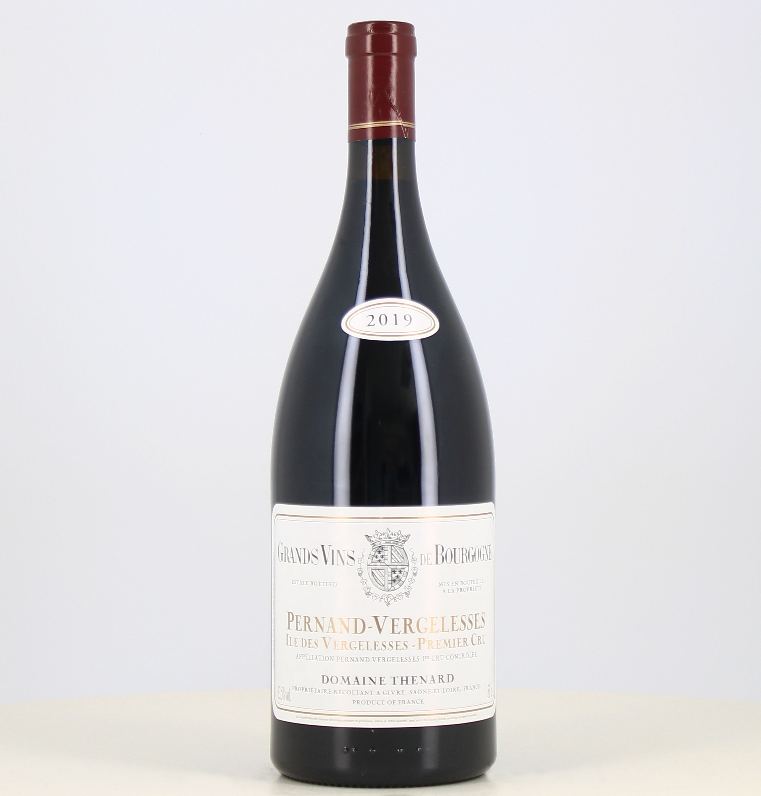 Magnum de vino blanco Pernand-Vergelesse 1er cru Île des Vergelesse domaine thenard 2019 Magnum de vino blanco Pernand-Vergelesse 1er cru Île des Vergelesse domaine thenard 2019