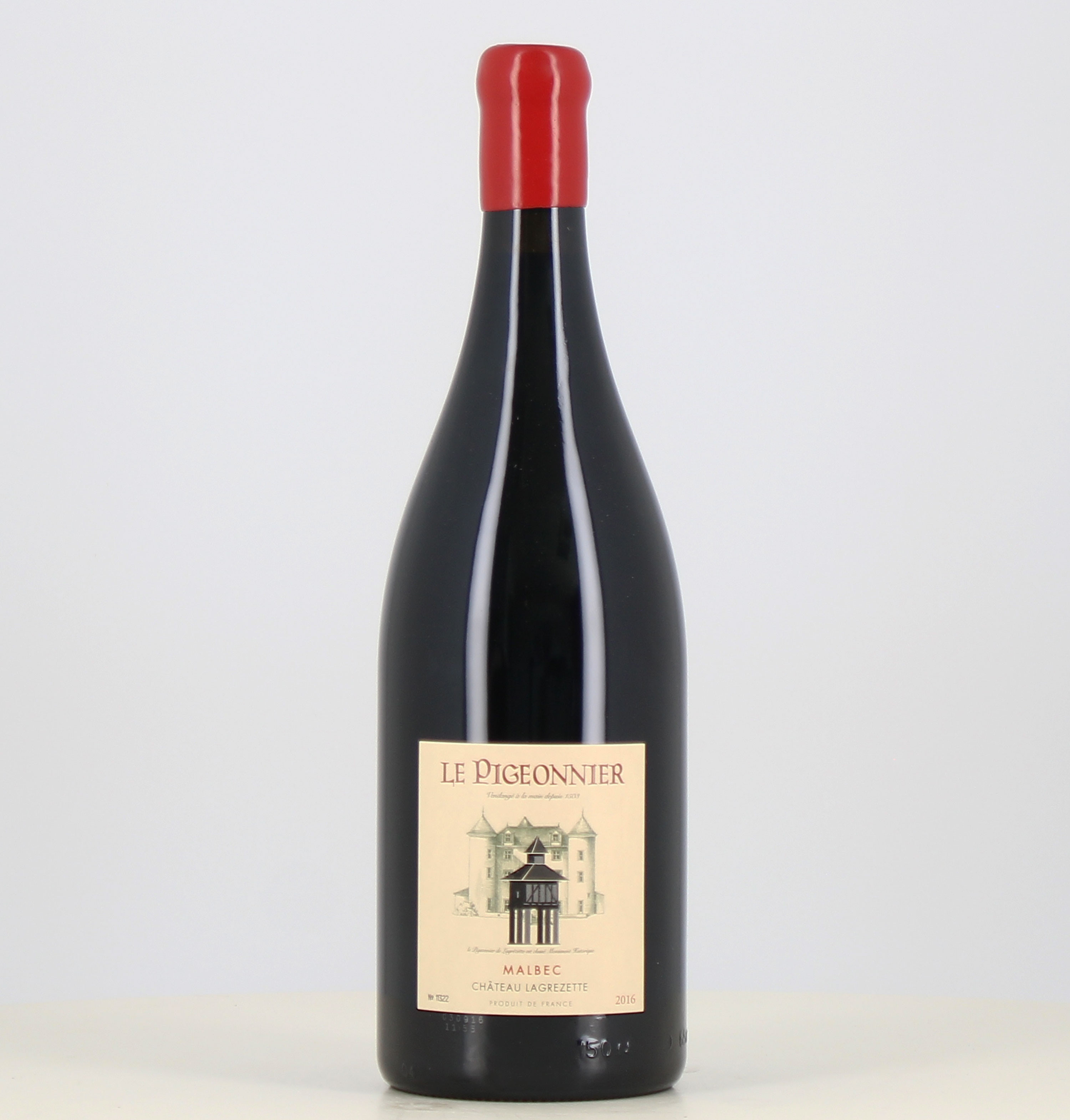 Magnum vino tinto cahors Château Lagrezette cuvée Le pigeonnier 2016 