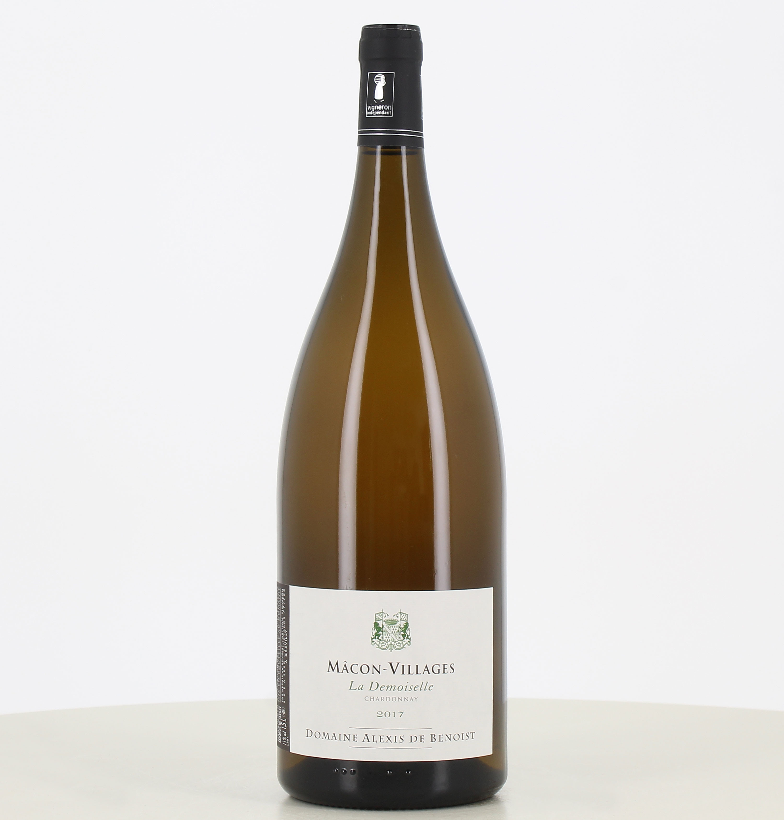 Magnum vin blanc Mâcon-Villages La Demoiselle Domaine Alexis De Benoist 2017 