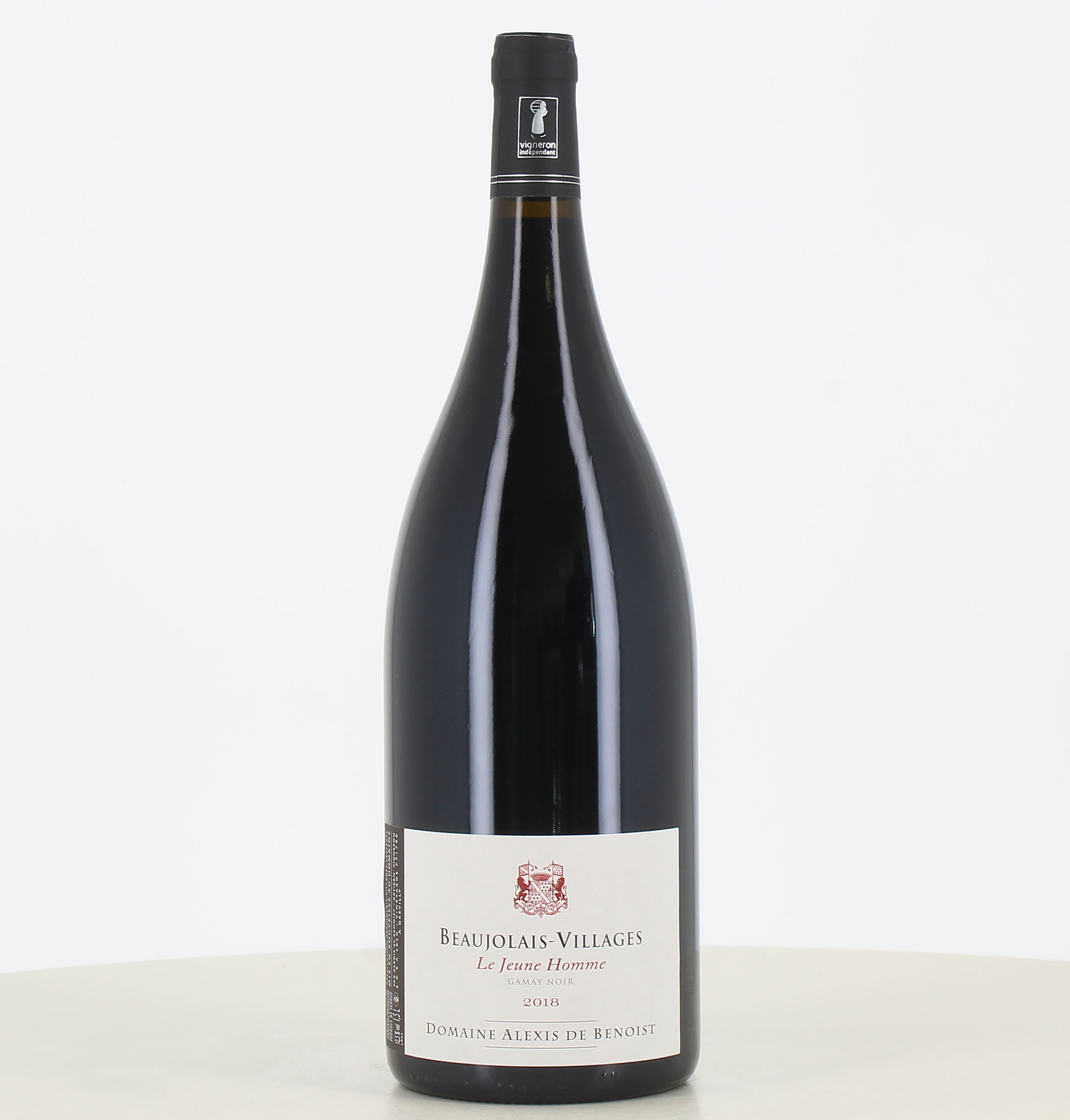 Magnum vin rouge Beaujolais-Villages Le Jeune Homme Domaine Alexis De Benoist 2018 