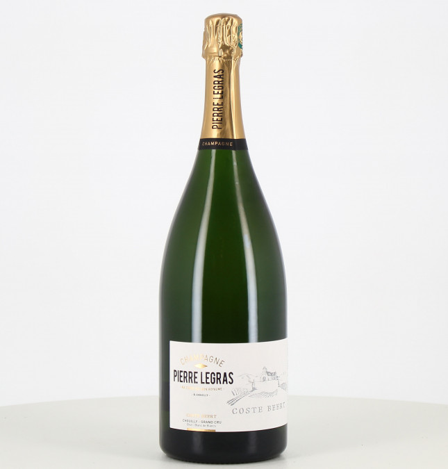 Magnum Champagne Brut Blanc de Blancs Coste Beert - Chouilly Grand Cru - Pierre LegrasMagnum di Champagne Brut Blanc de Blancs 