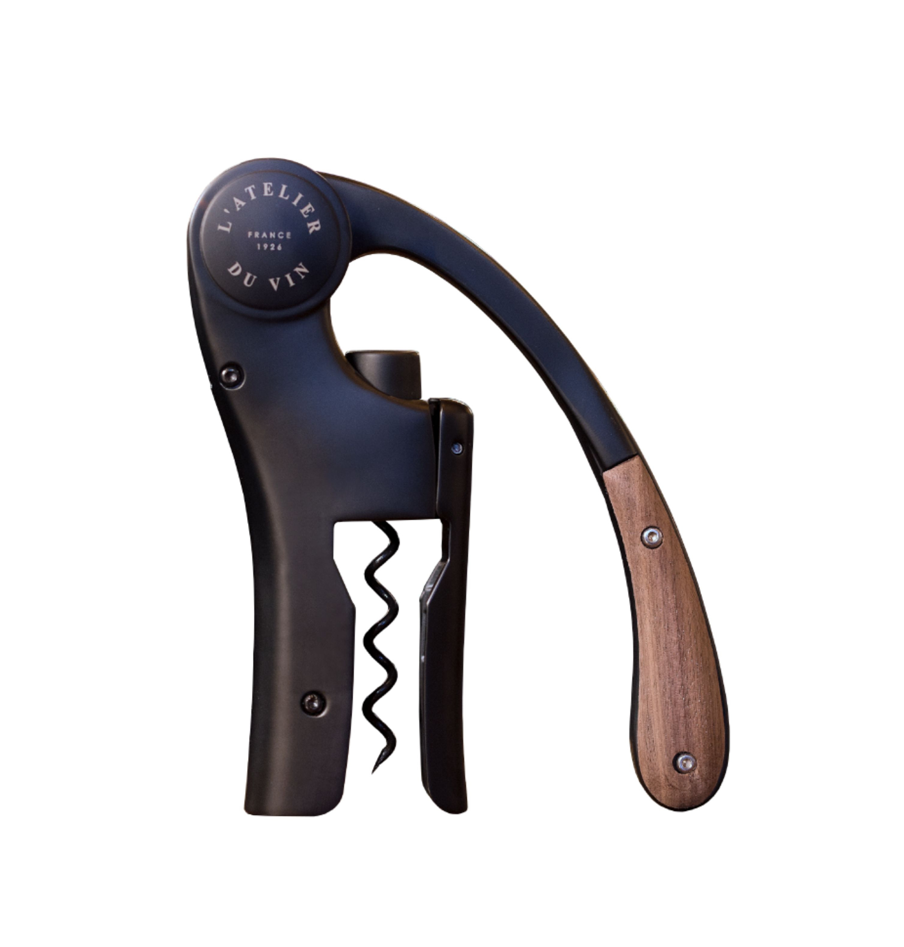Wine Opener Oeno Motion Wood & Black - L'Atelier du Vin 