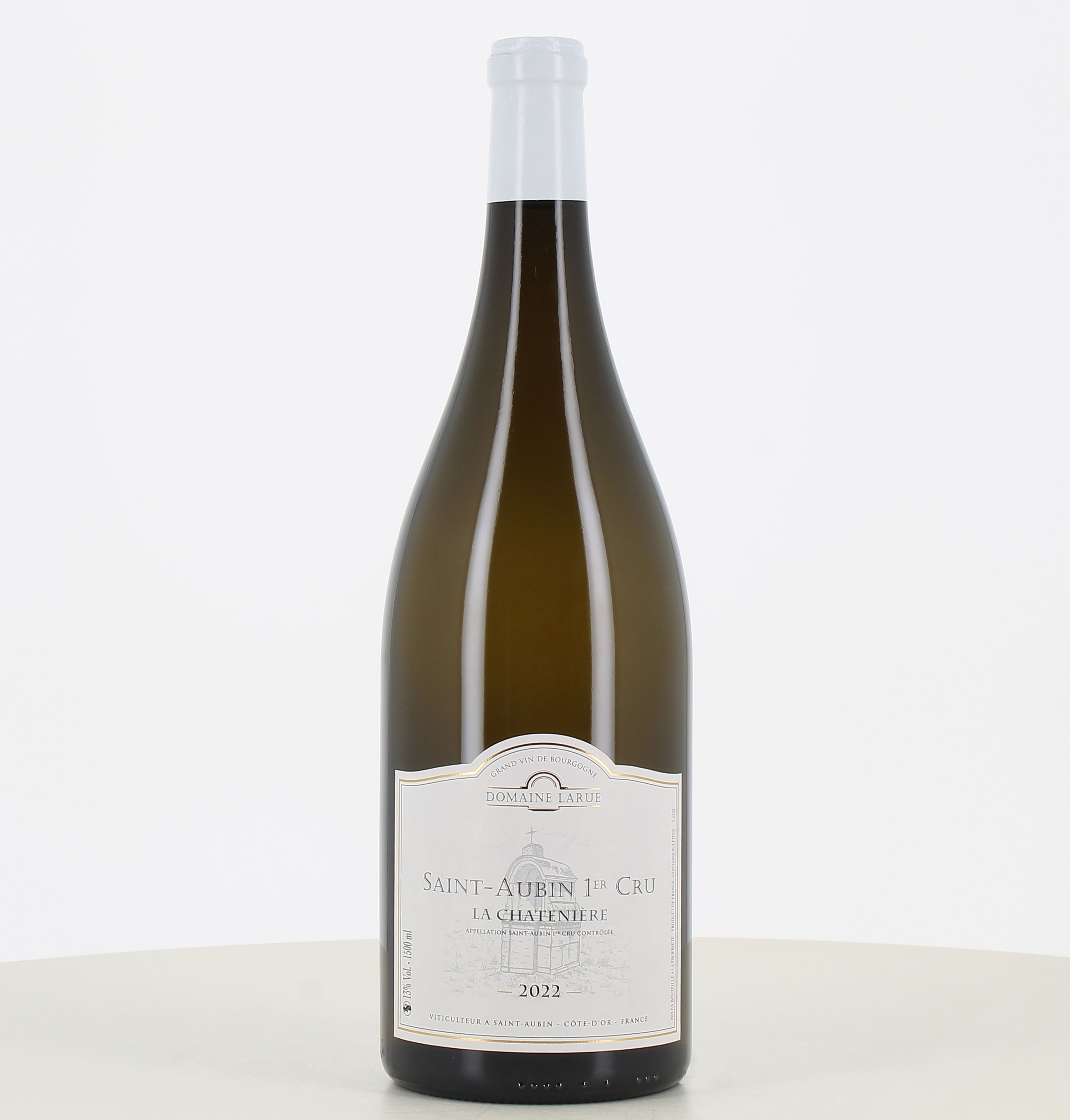 Magnum vin blanc Saint-Aubin 1er Cru La Chatenière Domaine Larue 2022 