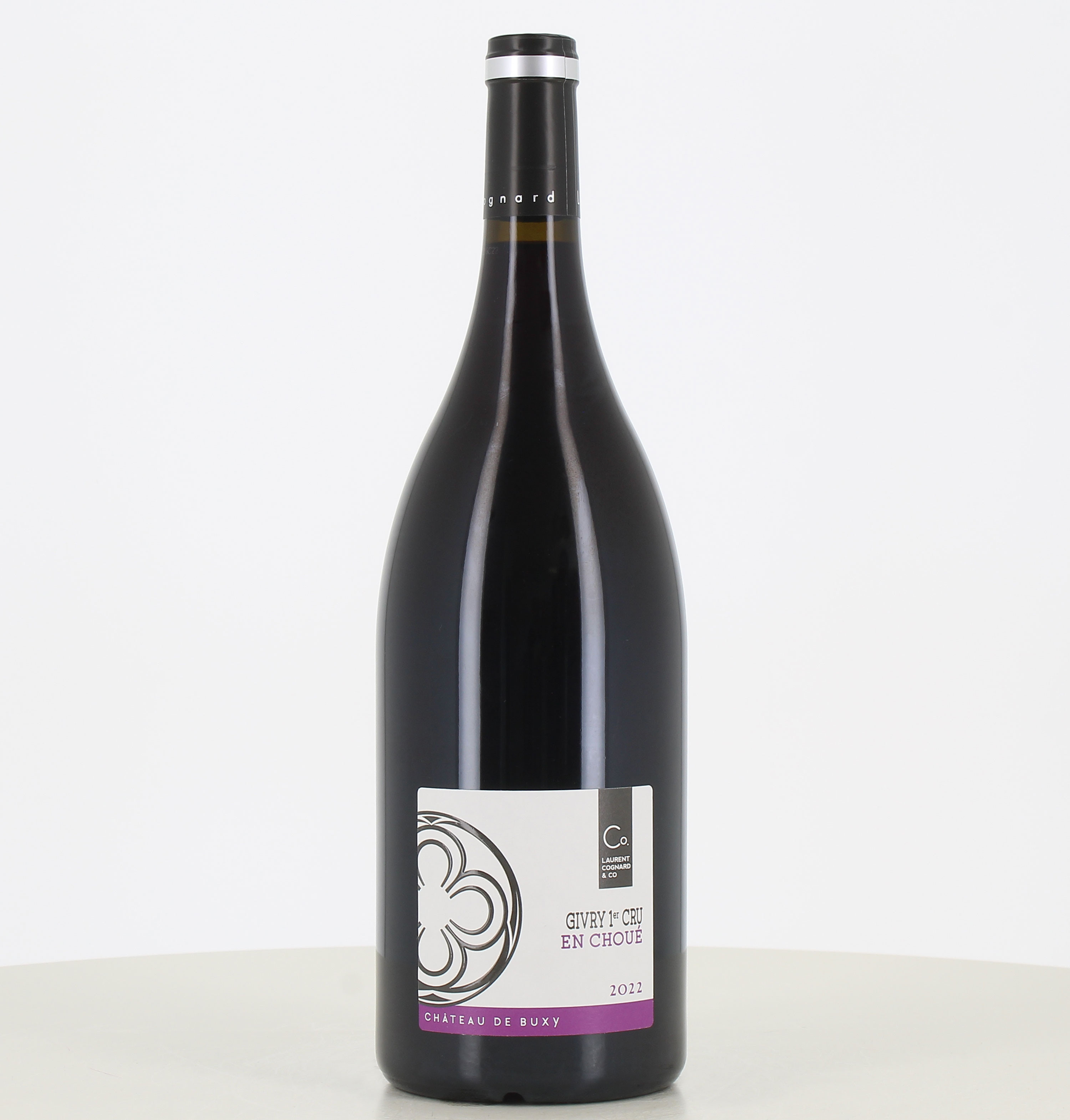 Magnum Rouge Givry 1er Cru en Choue Laurent Cognard 2022This text seems to refer to a specific red wine called "Magnum Rouge G 