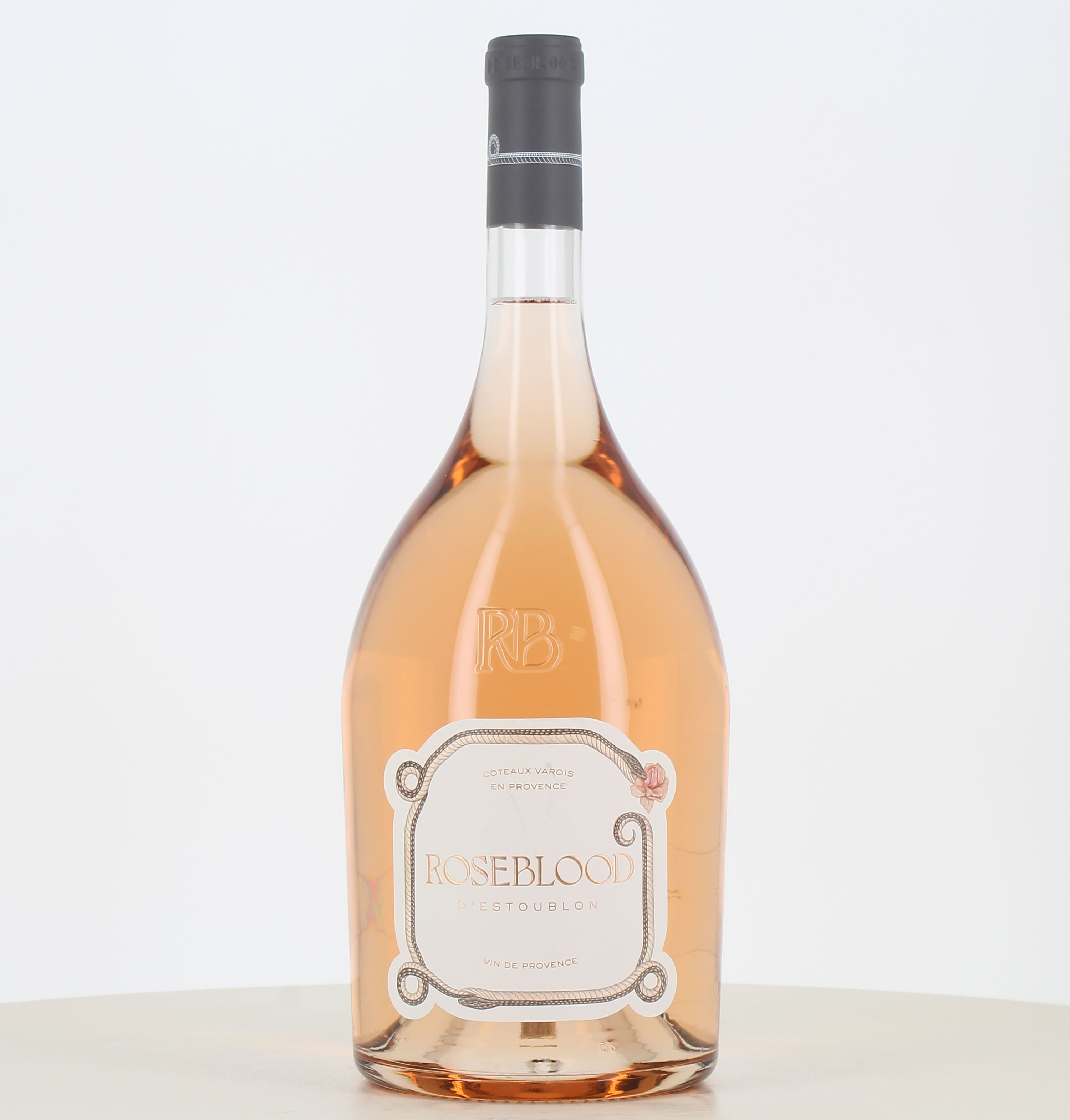 Jéroboam Rosé Côtes de Provence Roseblood Château d'Estoublon 2023Jéroboam Rosé Côtes de Provence Roseblood vom Château d'Esto 