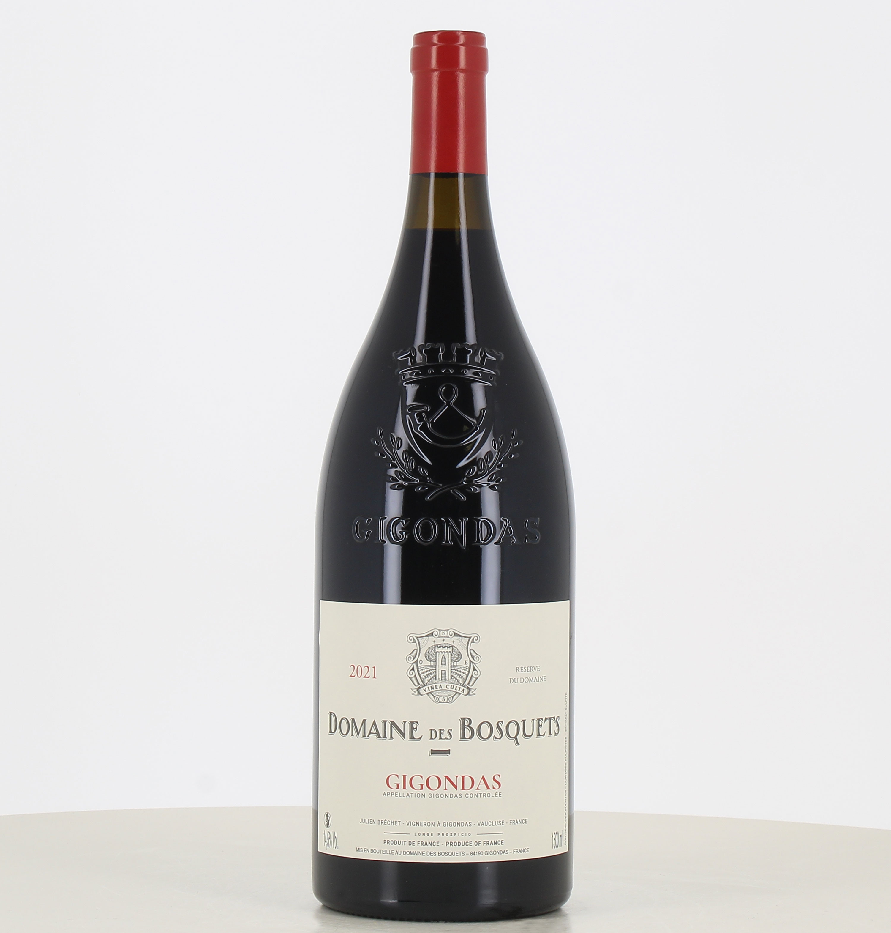 Magnum de vino tinto Gigondas Domaine des Bosquets 2021 