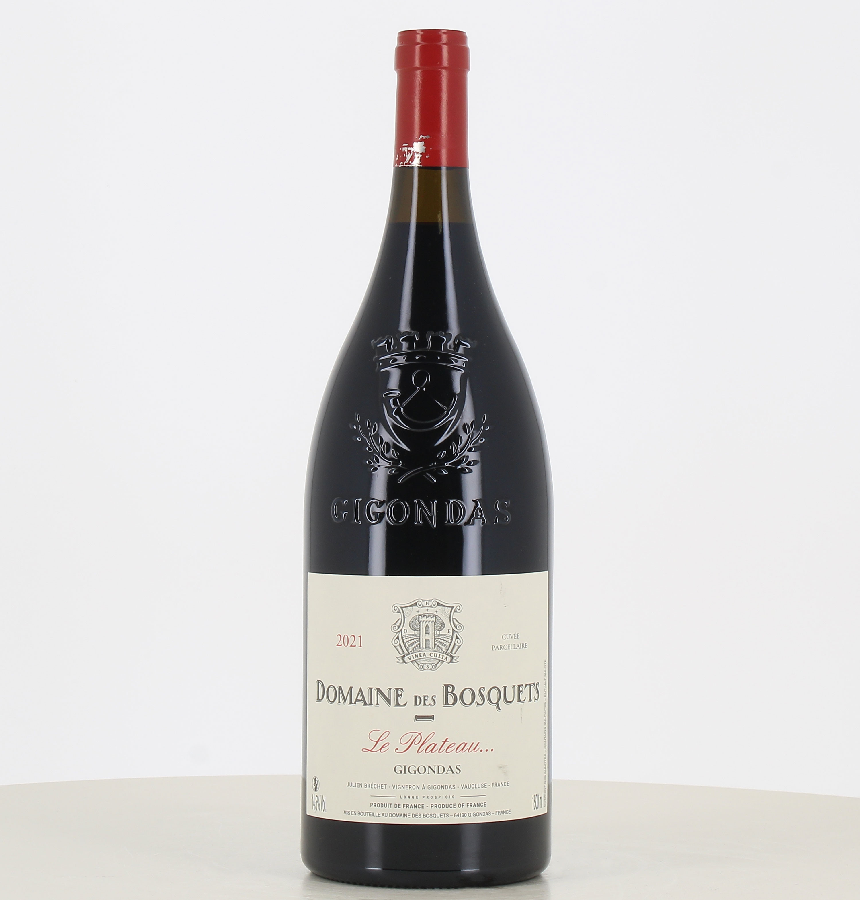 Magnum red wine Gigondas Le Plateau Domaine des Bosquets 2021 
