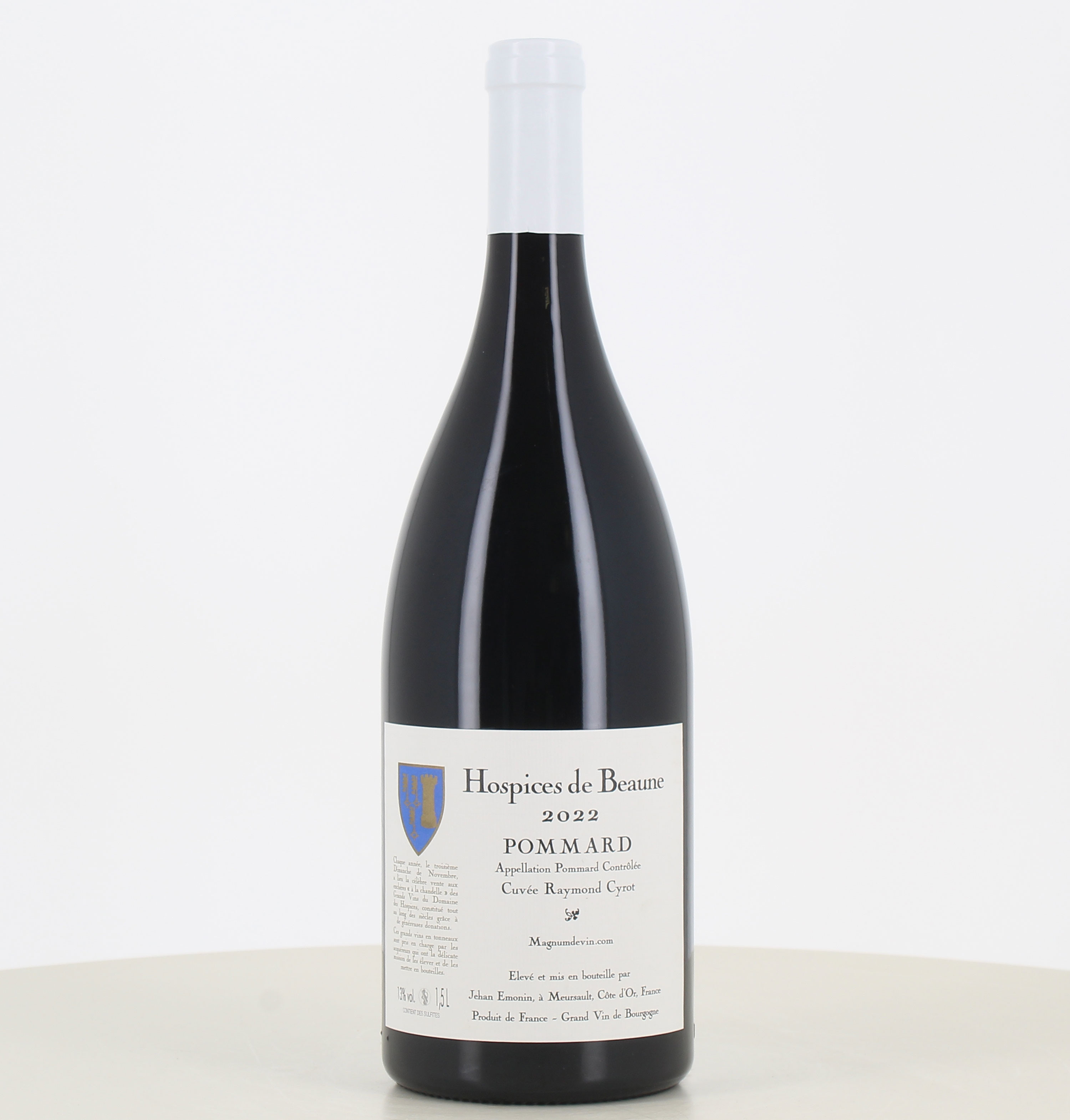Magnum de vino tinto Pommard Hospices de Beaune Cuvée Raymond Cyrot 2022. 