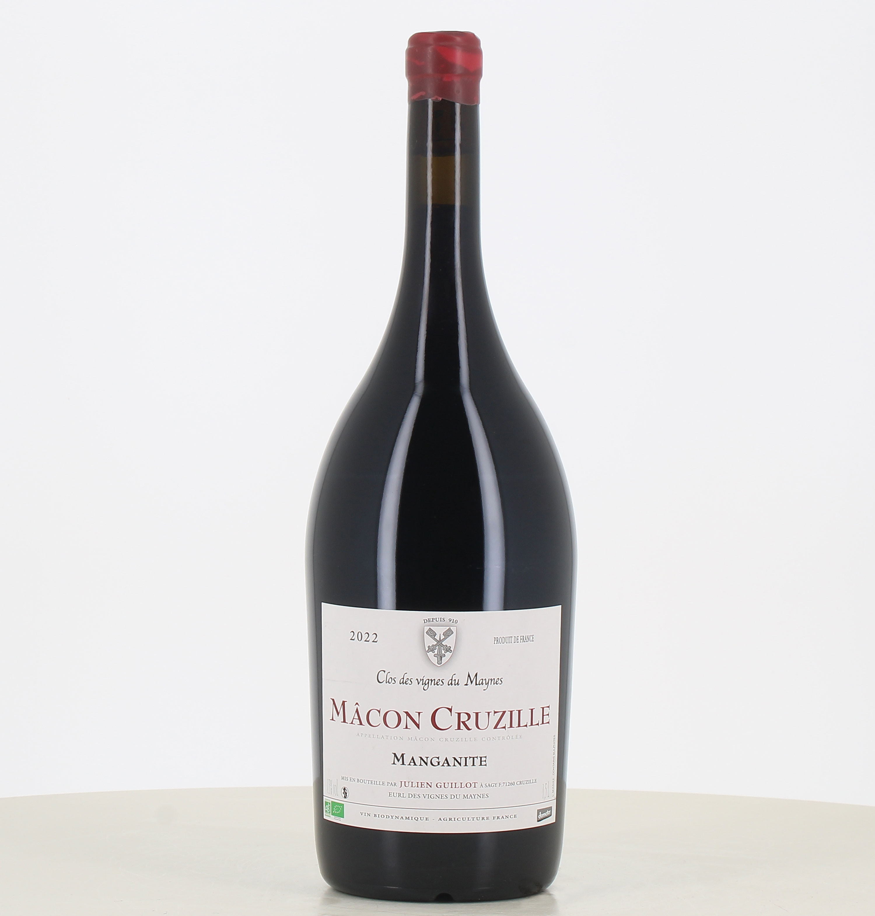 copy of Magnum vin blanc Macon Cruzille Les Chassagnes 2021 Vignes du Maynes 