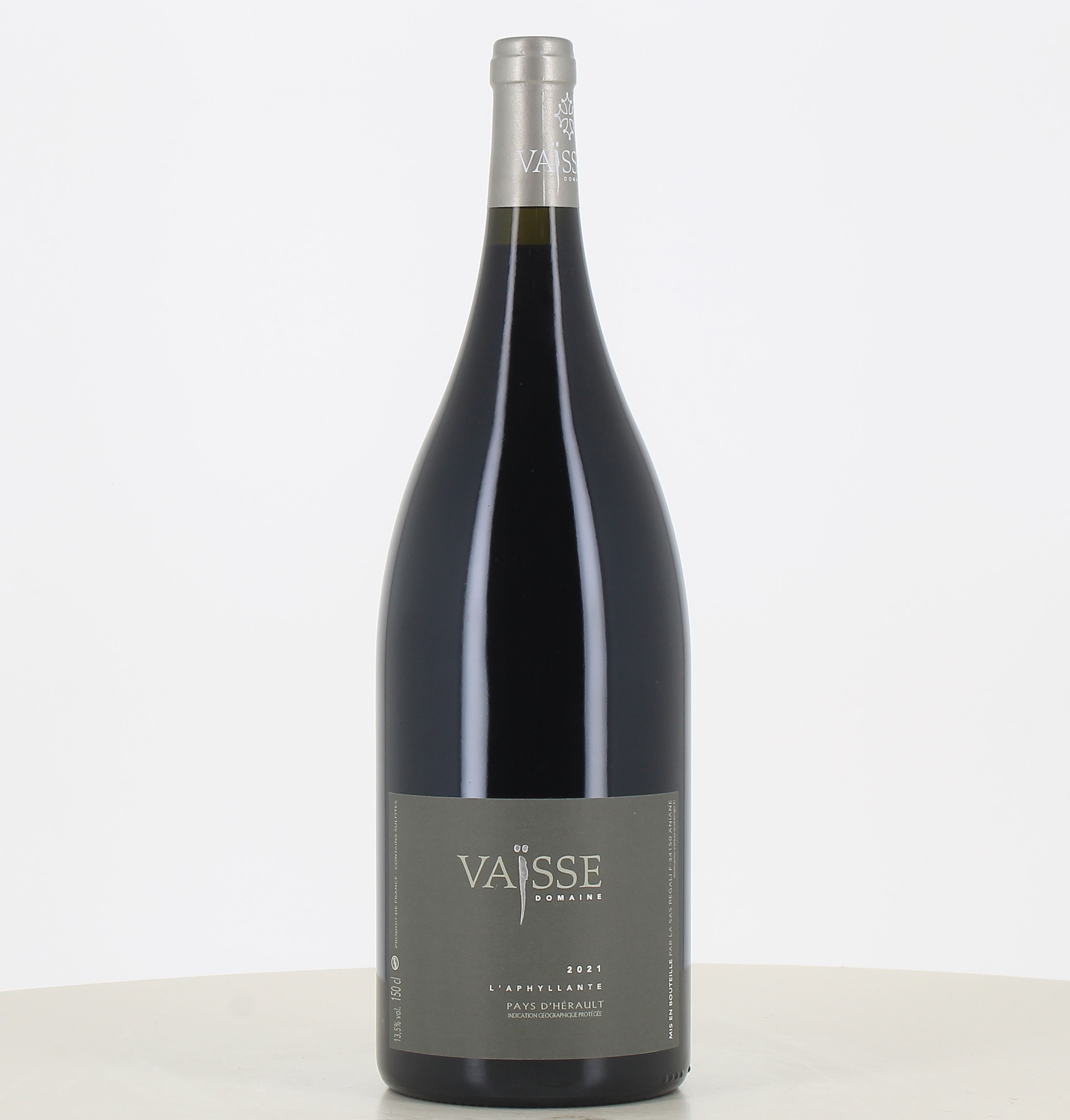 Magnum tinto IGP Pays d'Hérault L'Aphyllante Domaine Vaisse 2021 