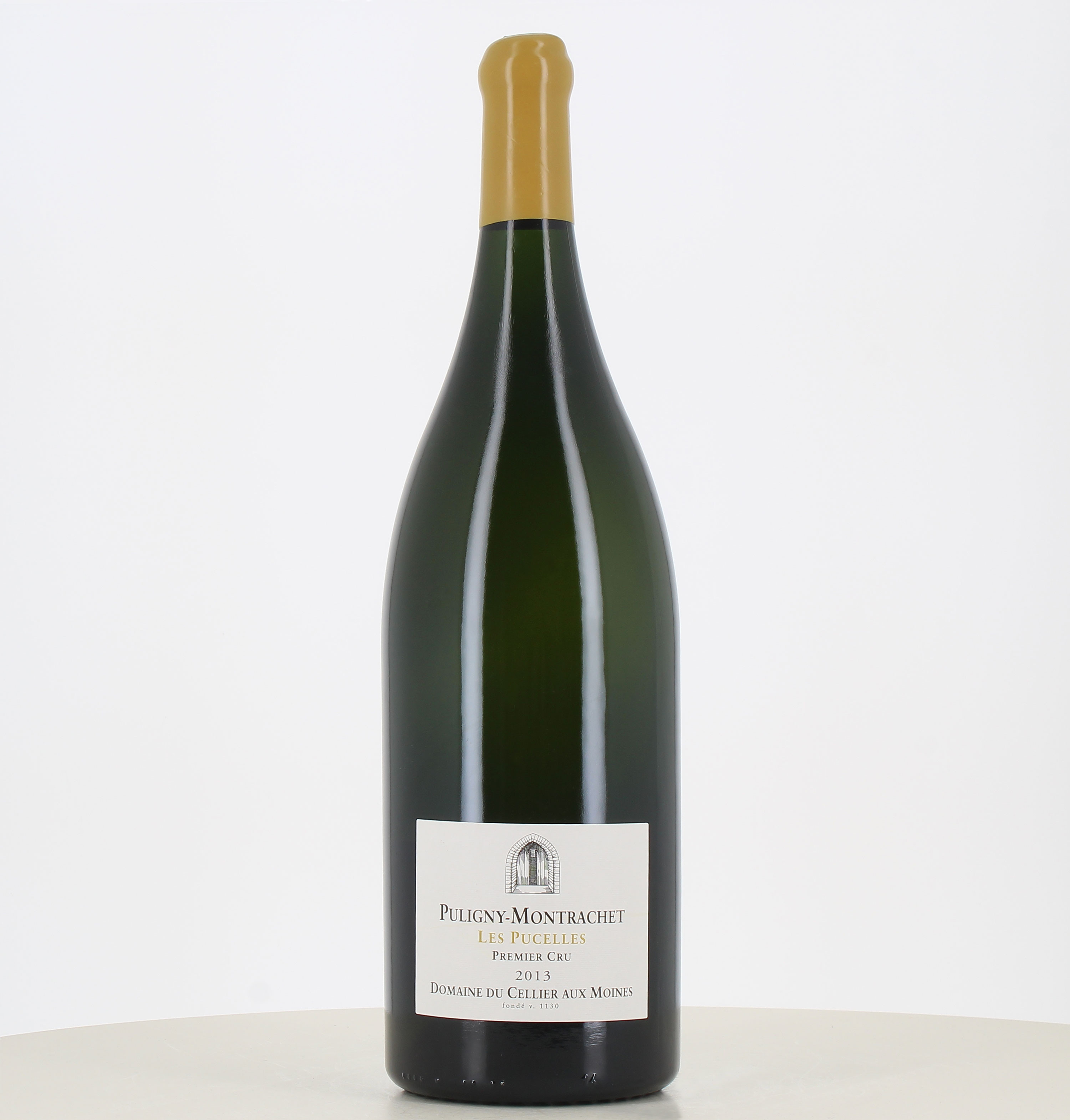 Jéroboam bianco Puligny Montrachet Blanc 1er Cru Les Pucelles 2013 Cellier aux Moines 