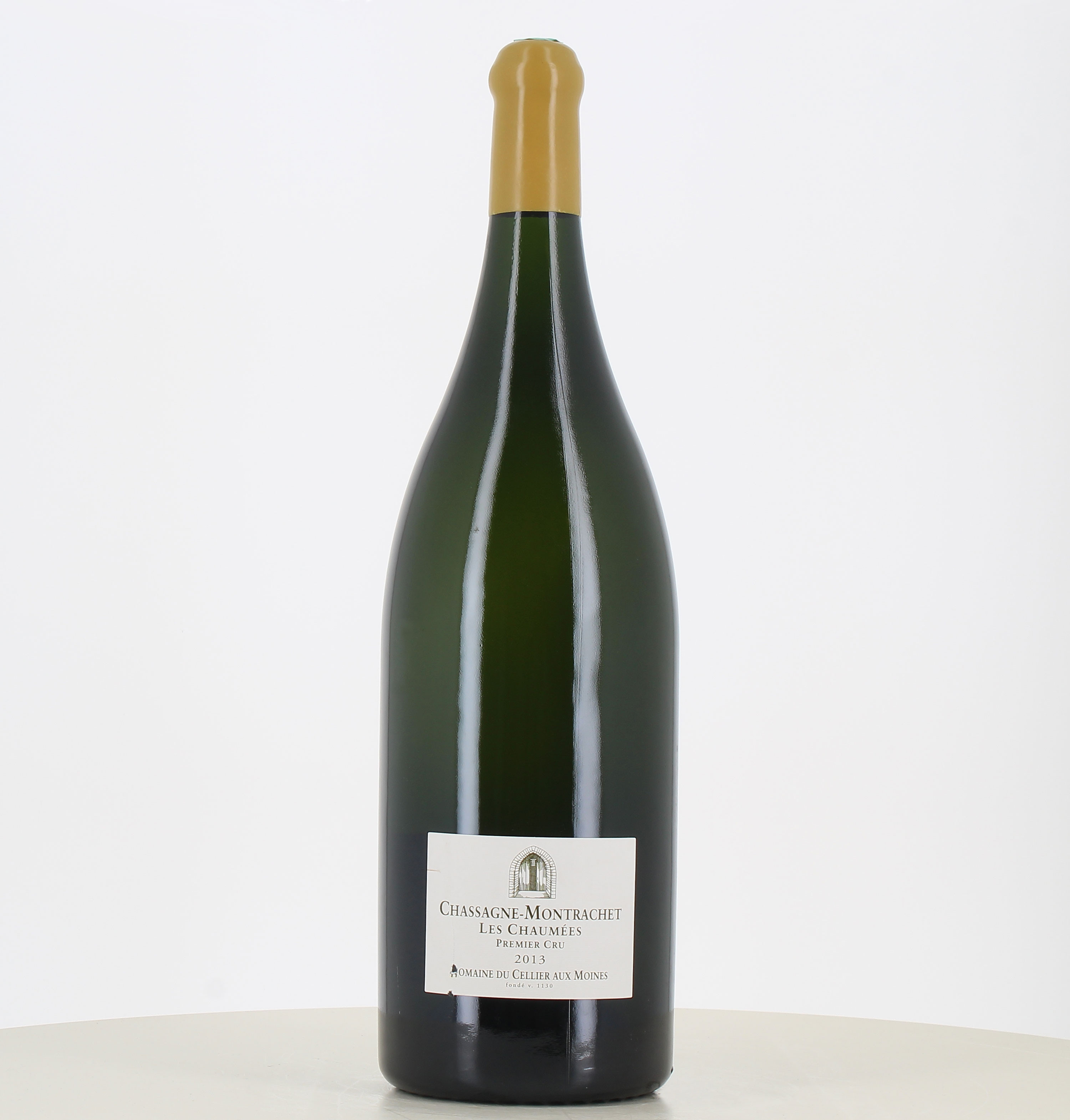 Jéroboam blanco Chassagne Montrachet 1er Cru Les Chaumées Blanc 2013 Cellier aux Moines 