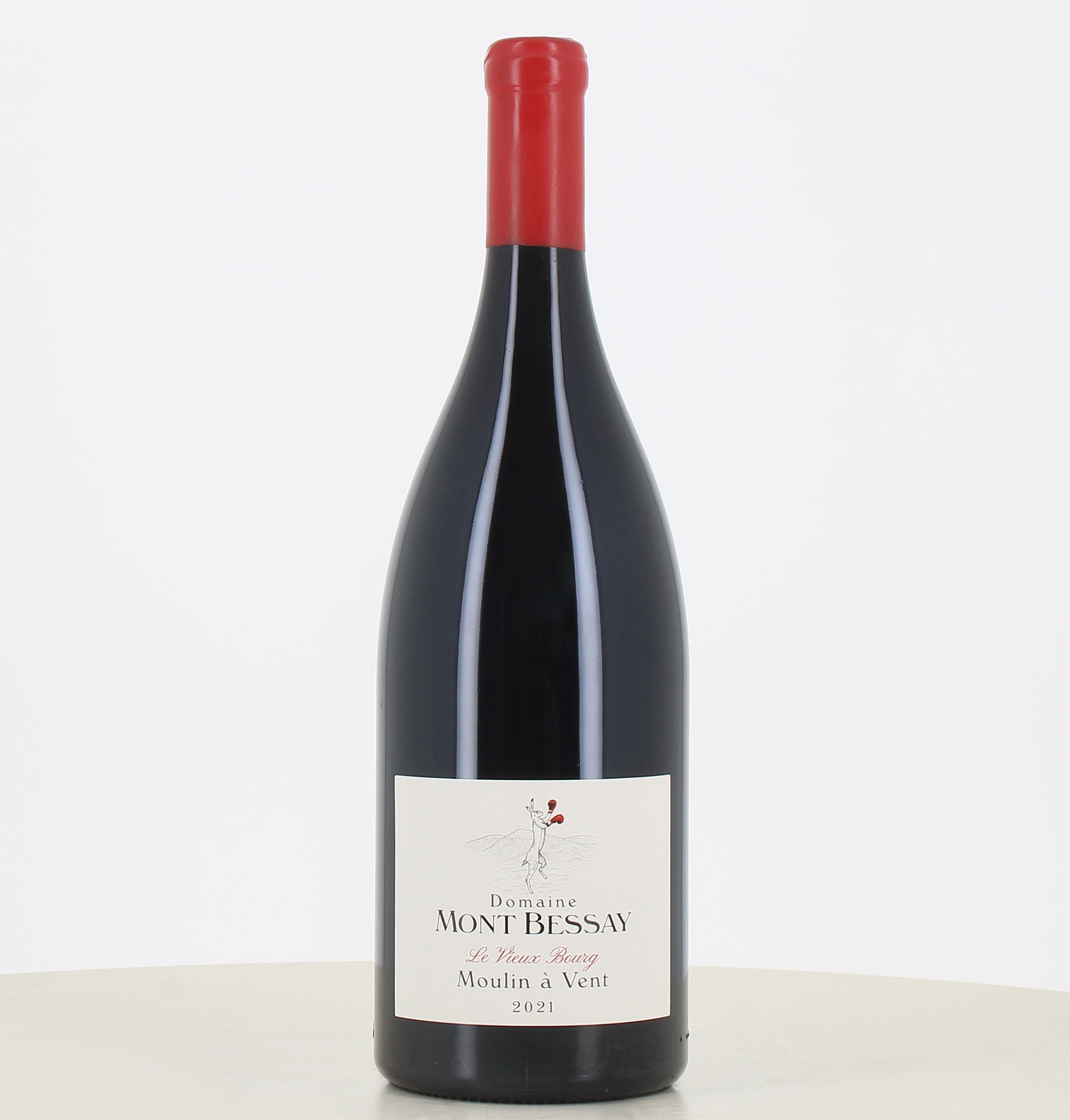 Magnum rosso Moulin à Vent Le Vieux Bourg Domaine Mont Bessay 2021. 