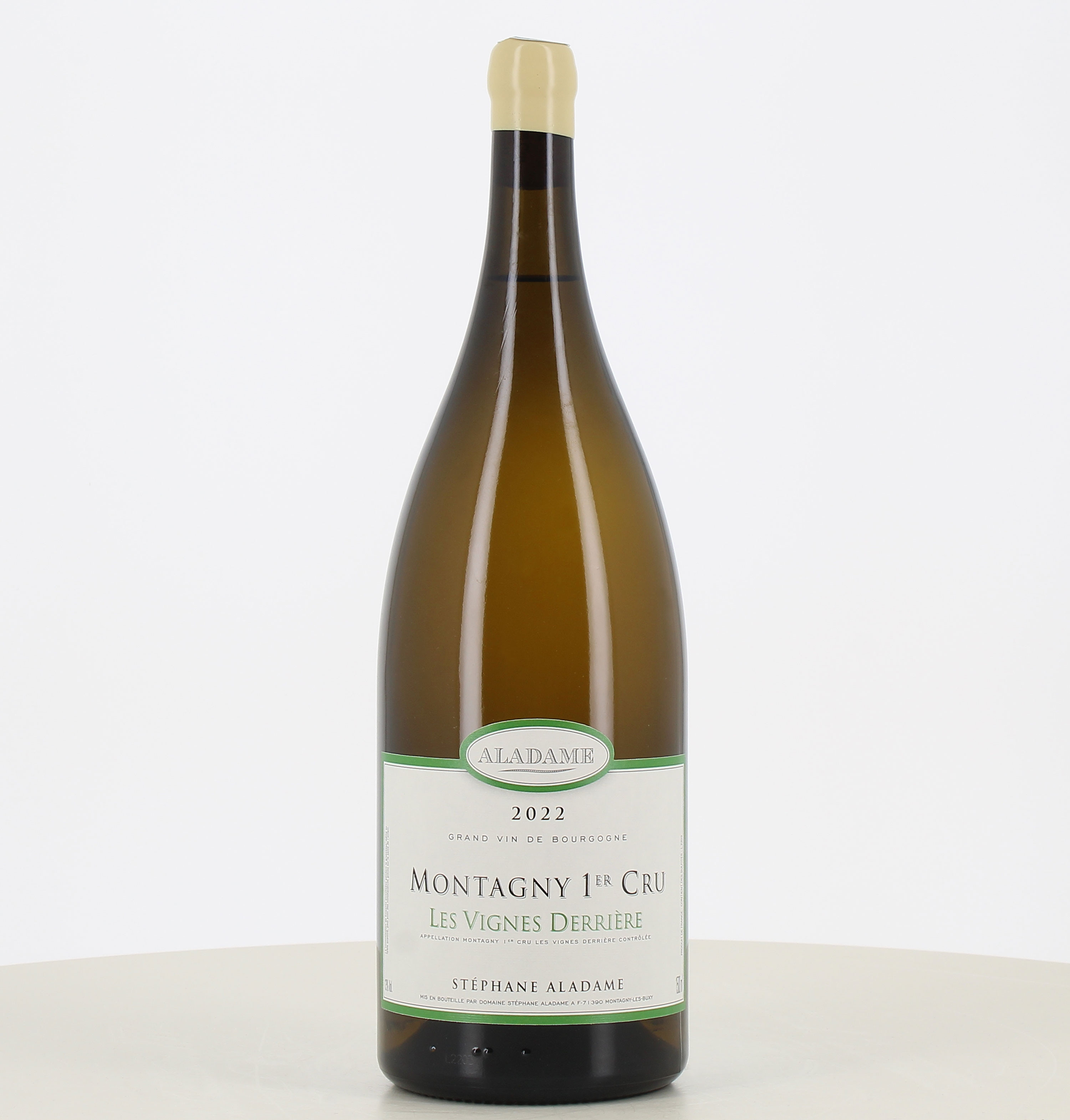 Magnum vin blanc Montagny 1er Cru Les Vignes Derrière Domaine Stéphane Aladame 2022 