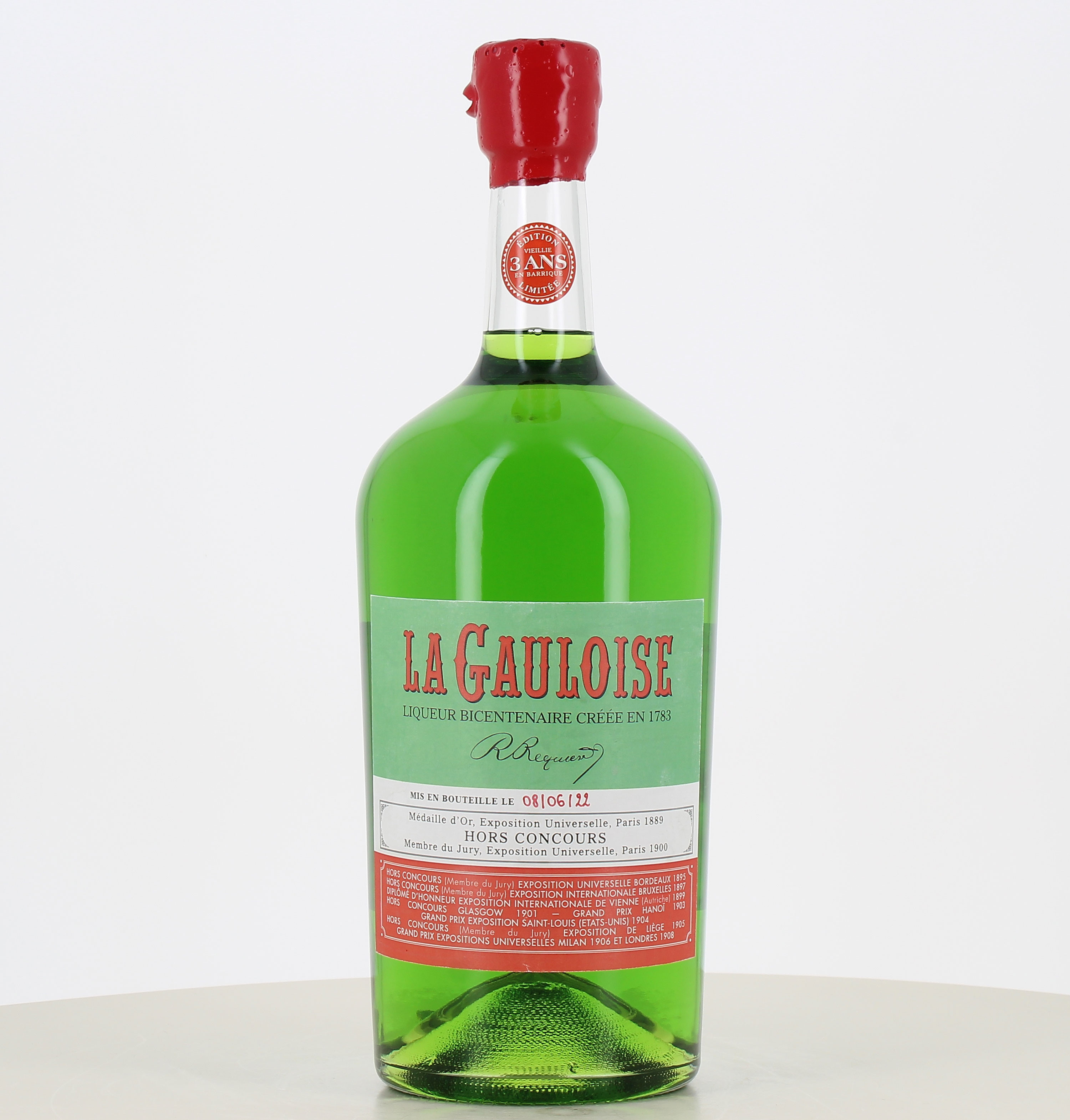 Jeroboam liquore La Gauloise verde 3 anni 3L 