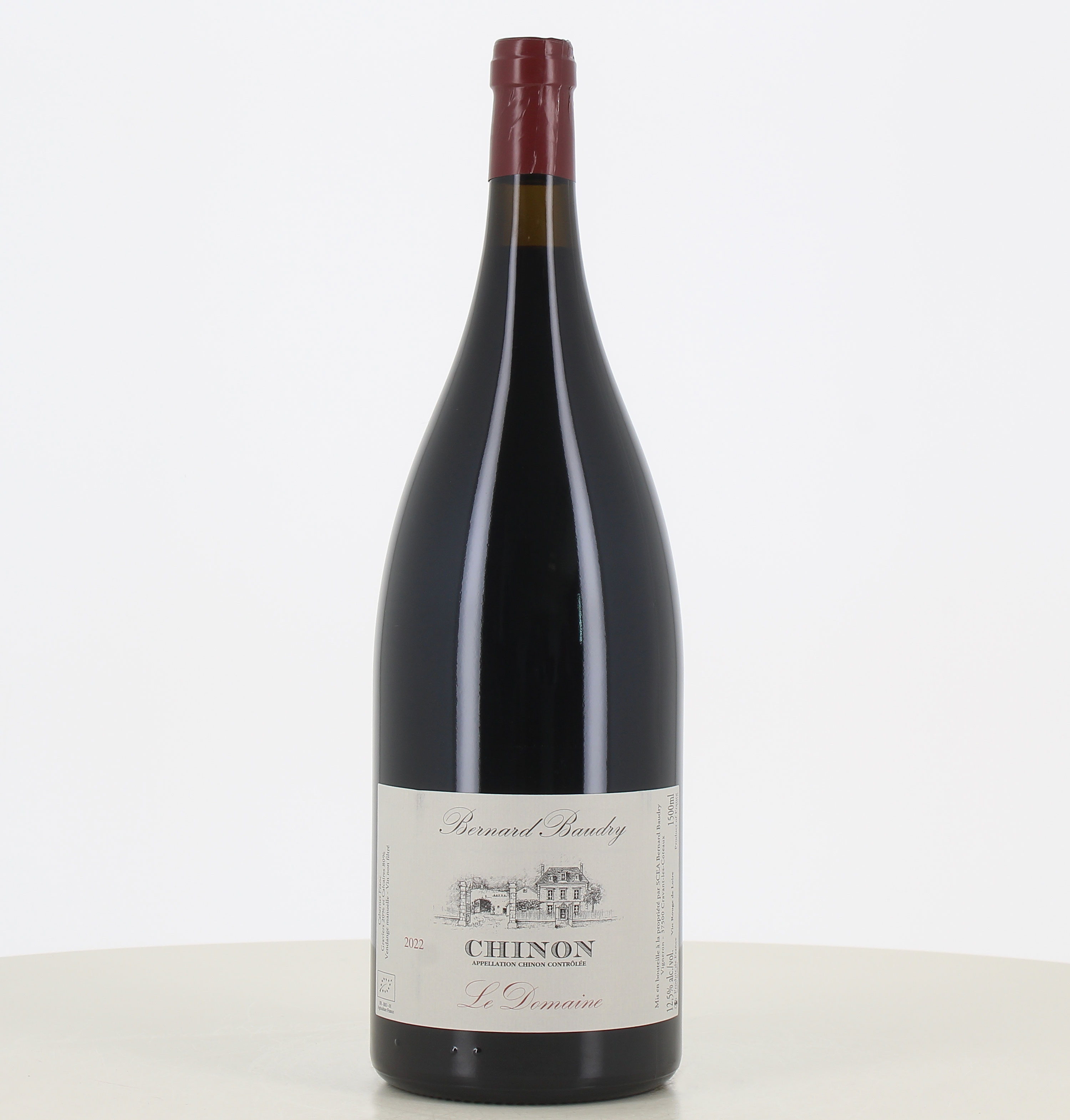 Magnum di vino rosso Chinon Le Domaine Bernard Baudry 2022. 