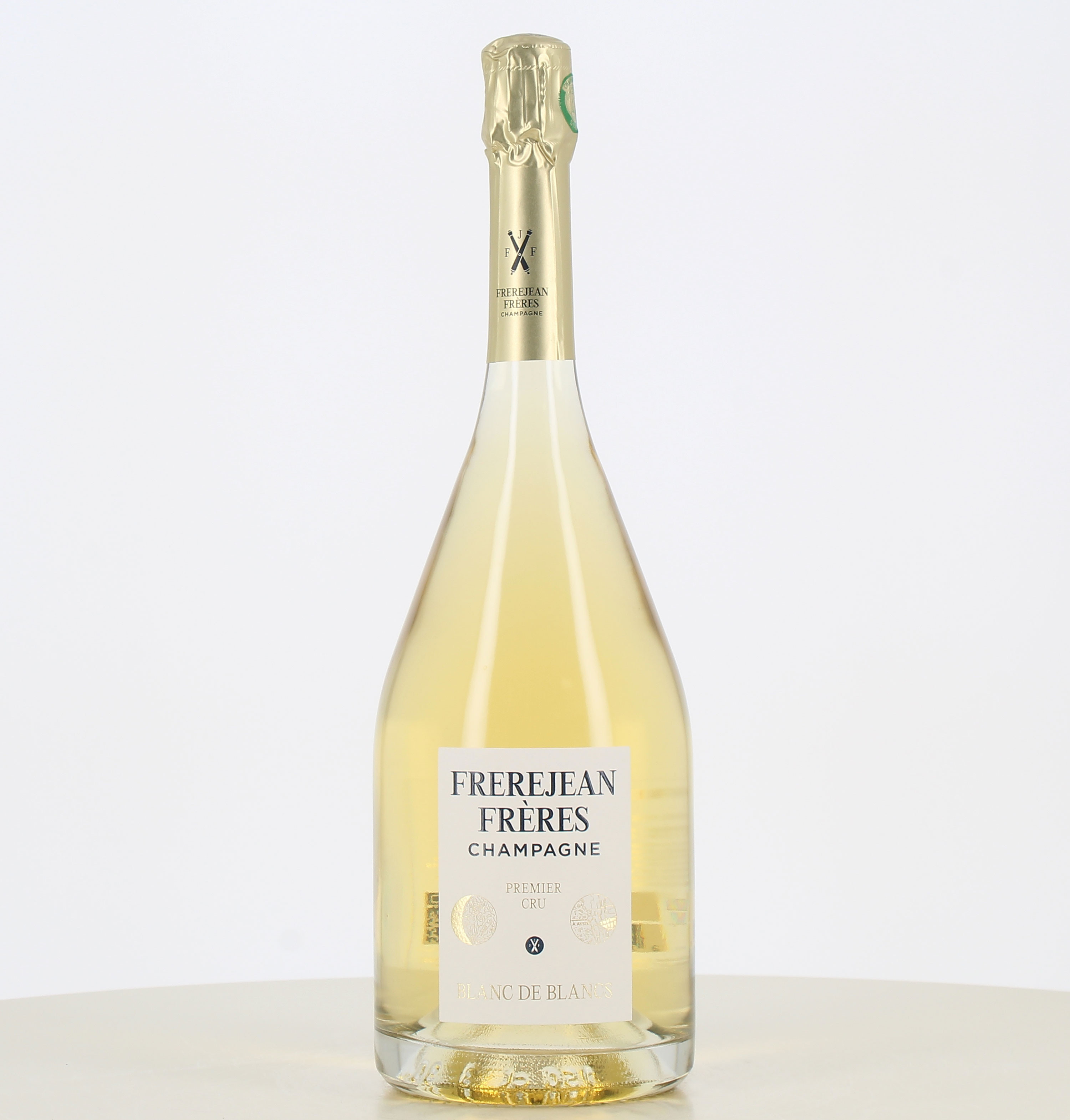 Magnum Champagner Blanc de Blancs Premier Cru von Frèrejean Frères. 