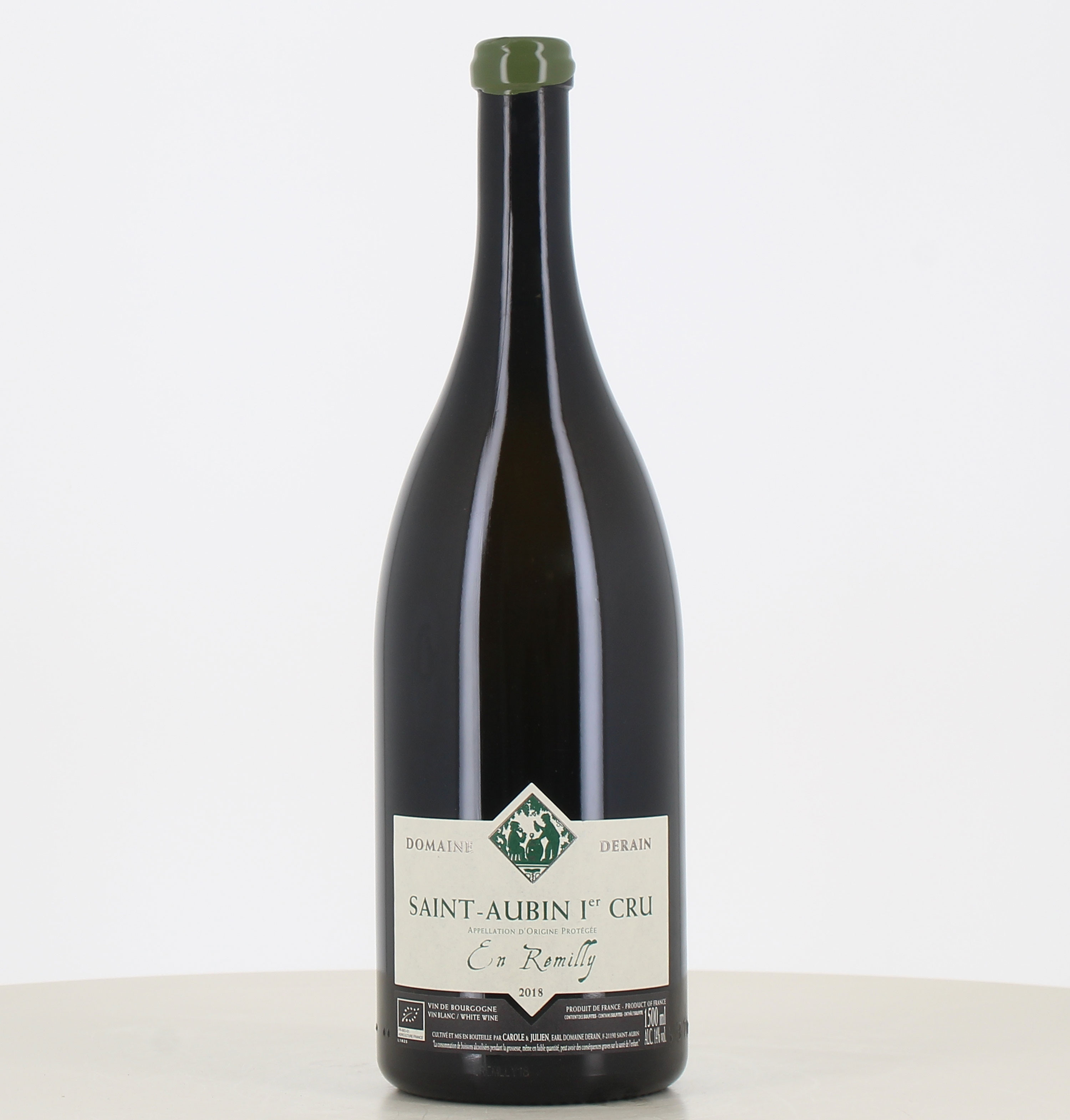 Magnum Saint Aubin white 1er cru en Remilly 2018 Domaine Derain 