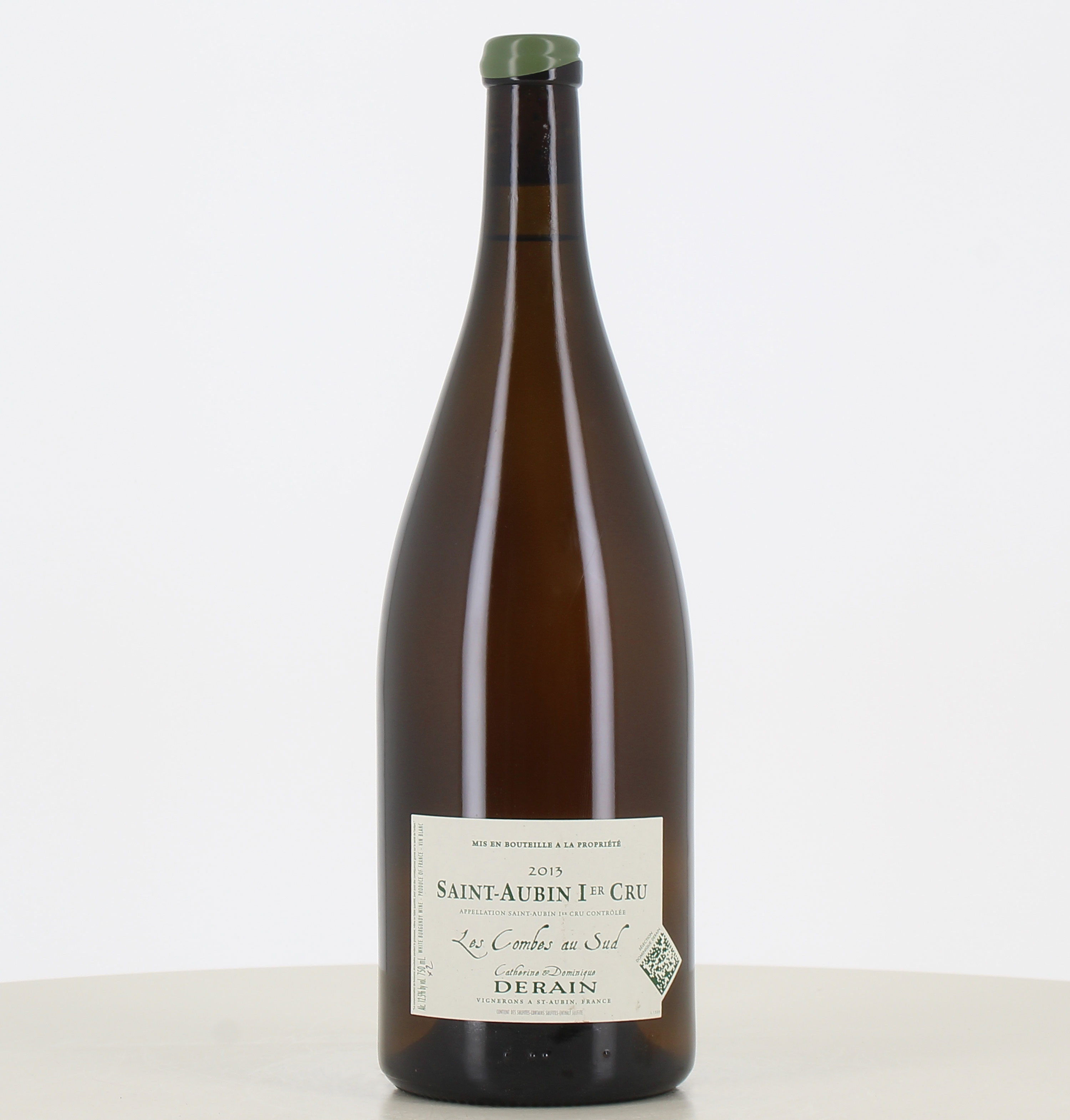 Magnum Saint Aubin blanc 1er cru les combes au sud 2013 Domaine Derain 