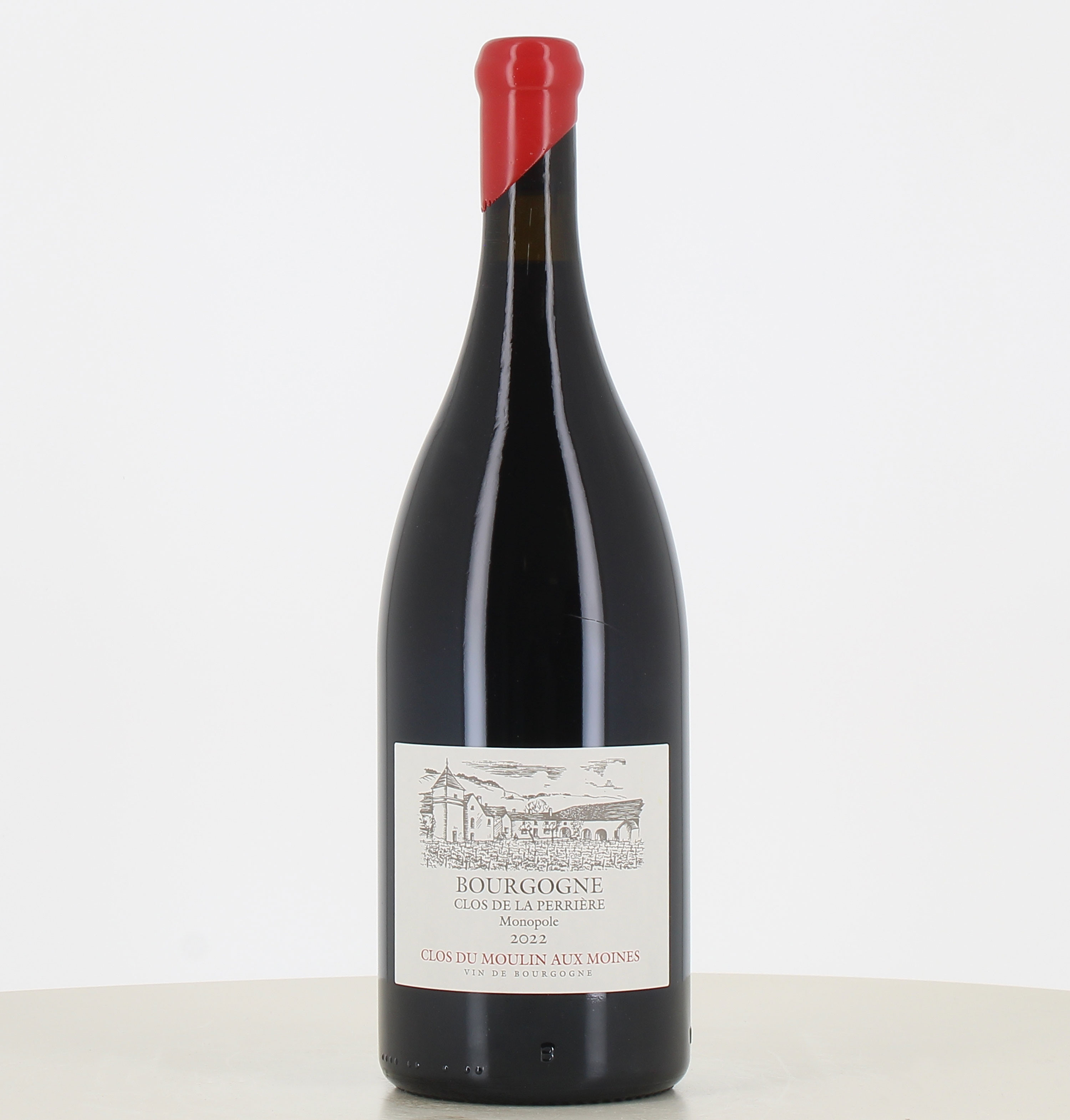 Magnum di Borgogna rosso Clos de le Perrière Monopole Clos de Moulin aux Moines 2022 