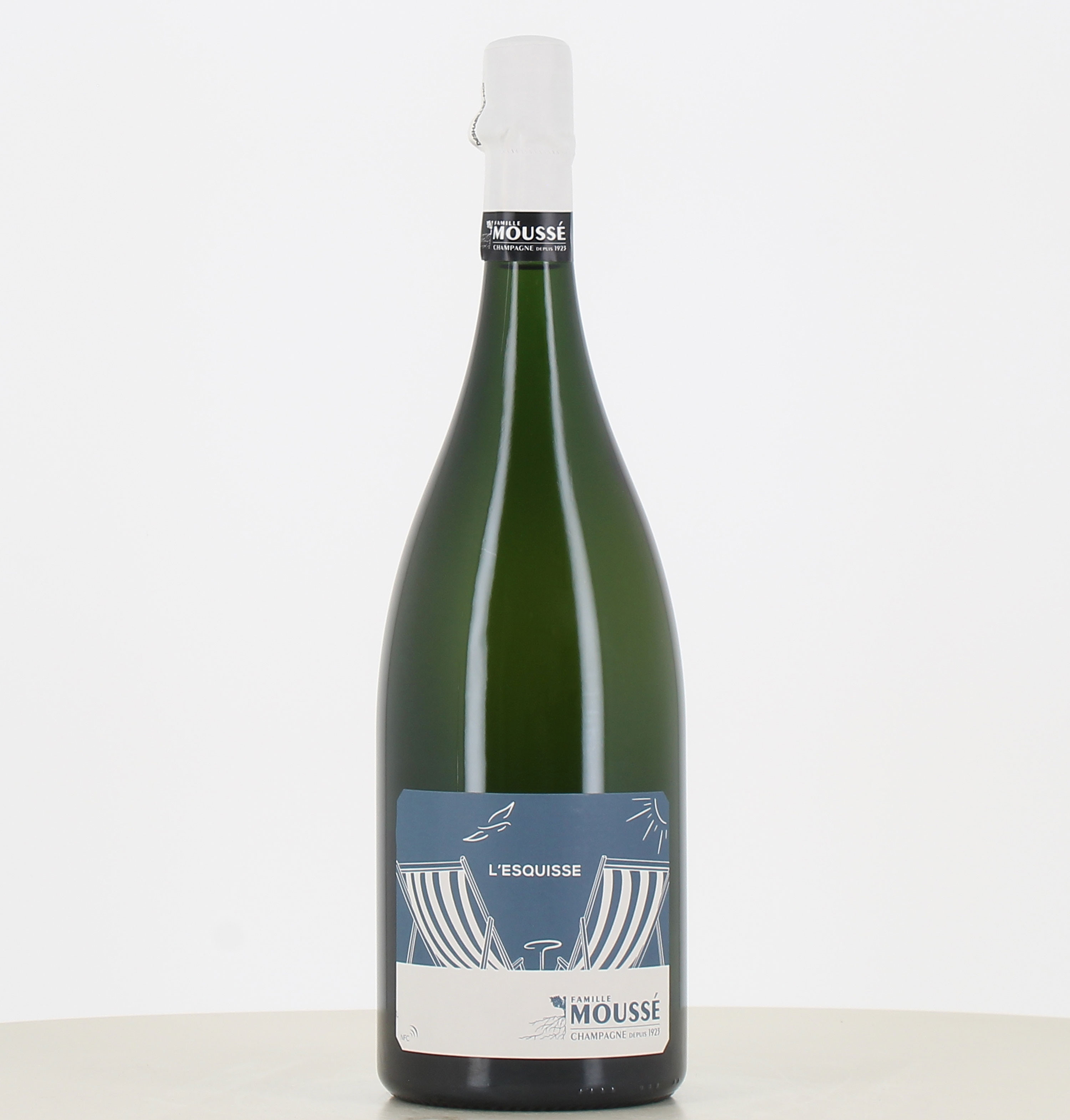 Magnum Champagne L'ESQUISSE Moussé Et FilsMagnum di Champagne L'ESQUISSE di Moussé Et Fils 