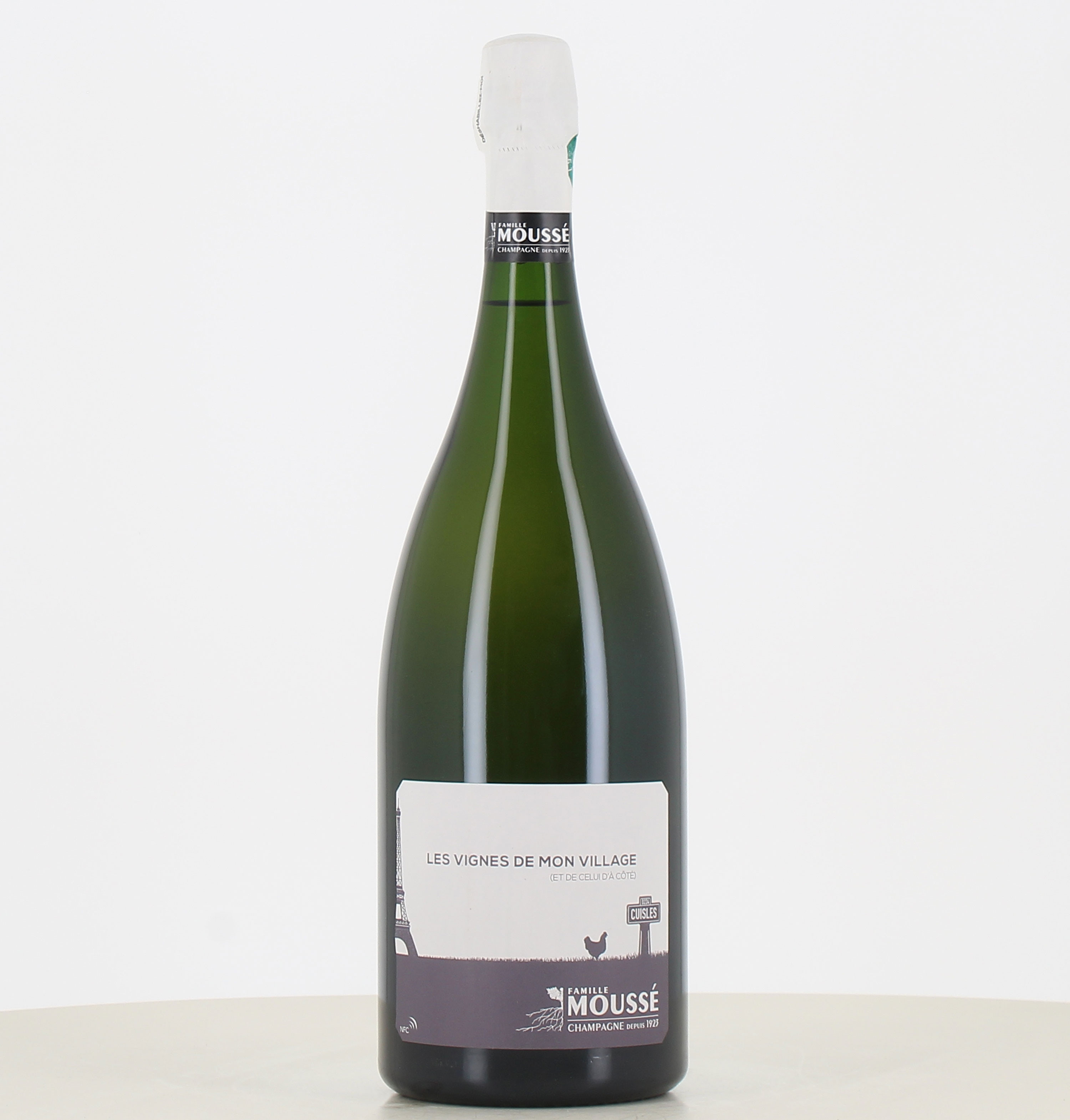 Magnum Champagne LES VIGNES DE MON VILLAGE Moussé Et FilsMagnum di Champagne LES VIGNES DE MON VILLAGE Moussé Et Fils 