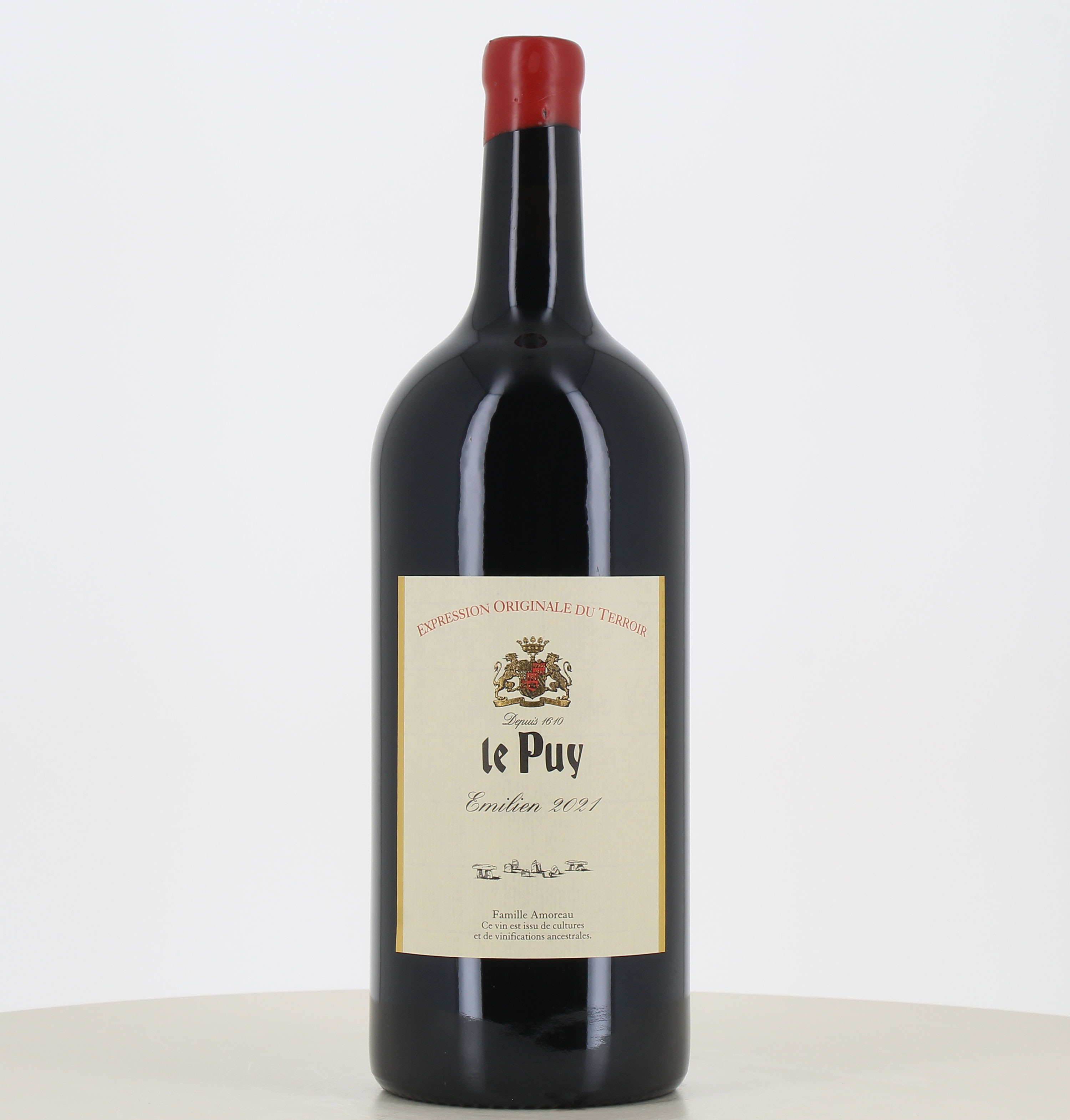 Double-magnum vin rouge Le Puy Emilien VDF 2021 