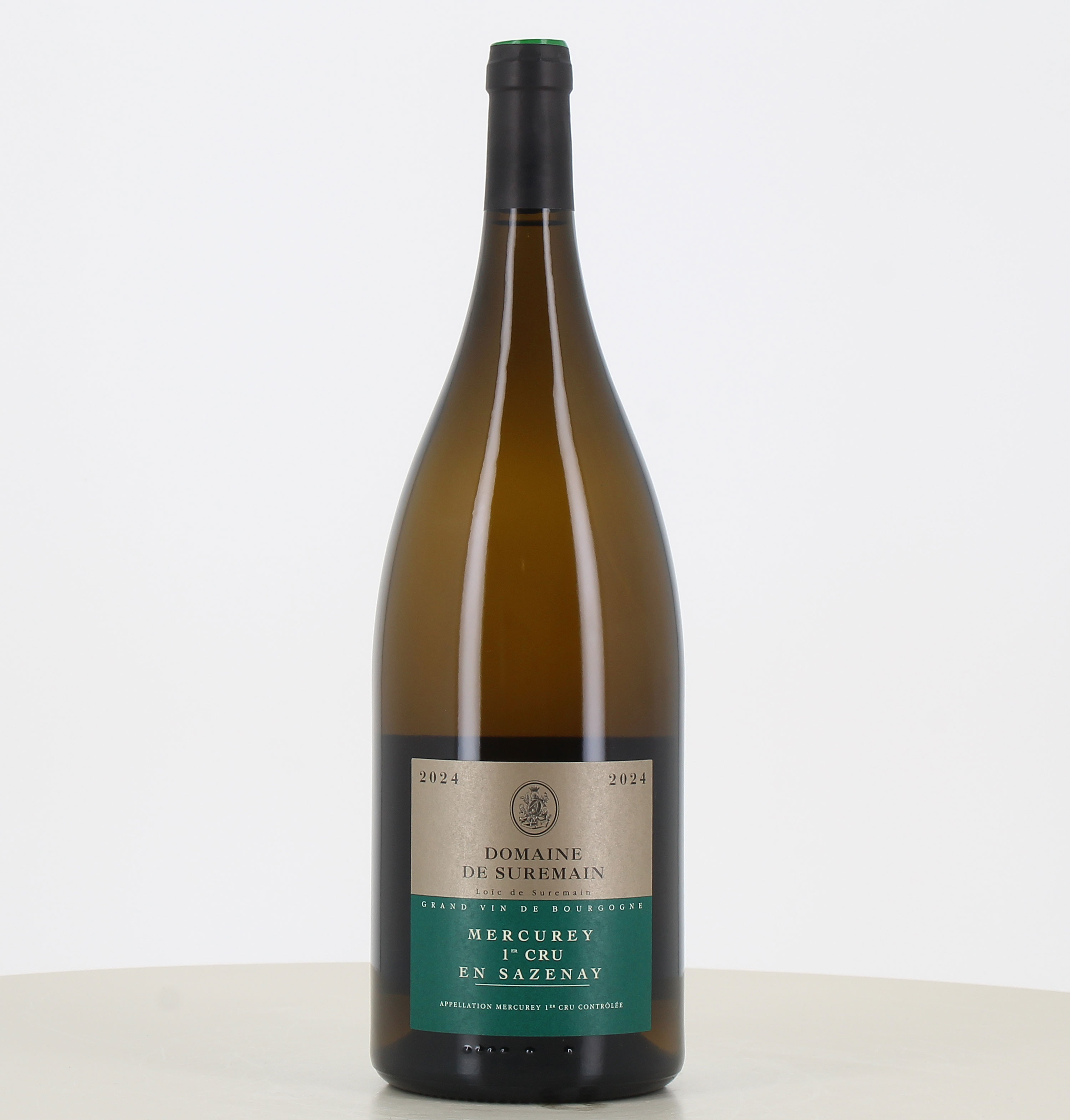 Magnum vin blanc Mercurey 1er Cru Sazenay domaine de Suremain 2024 