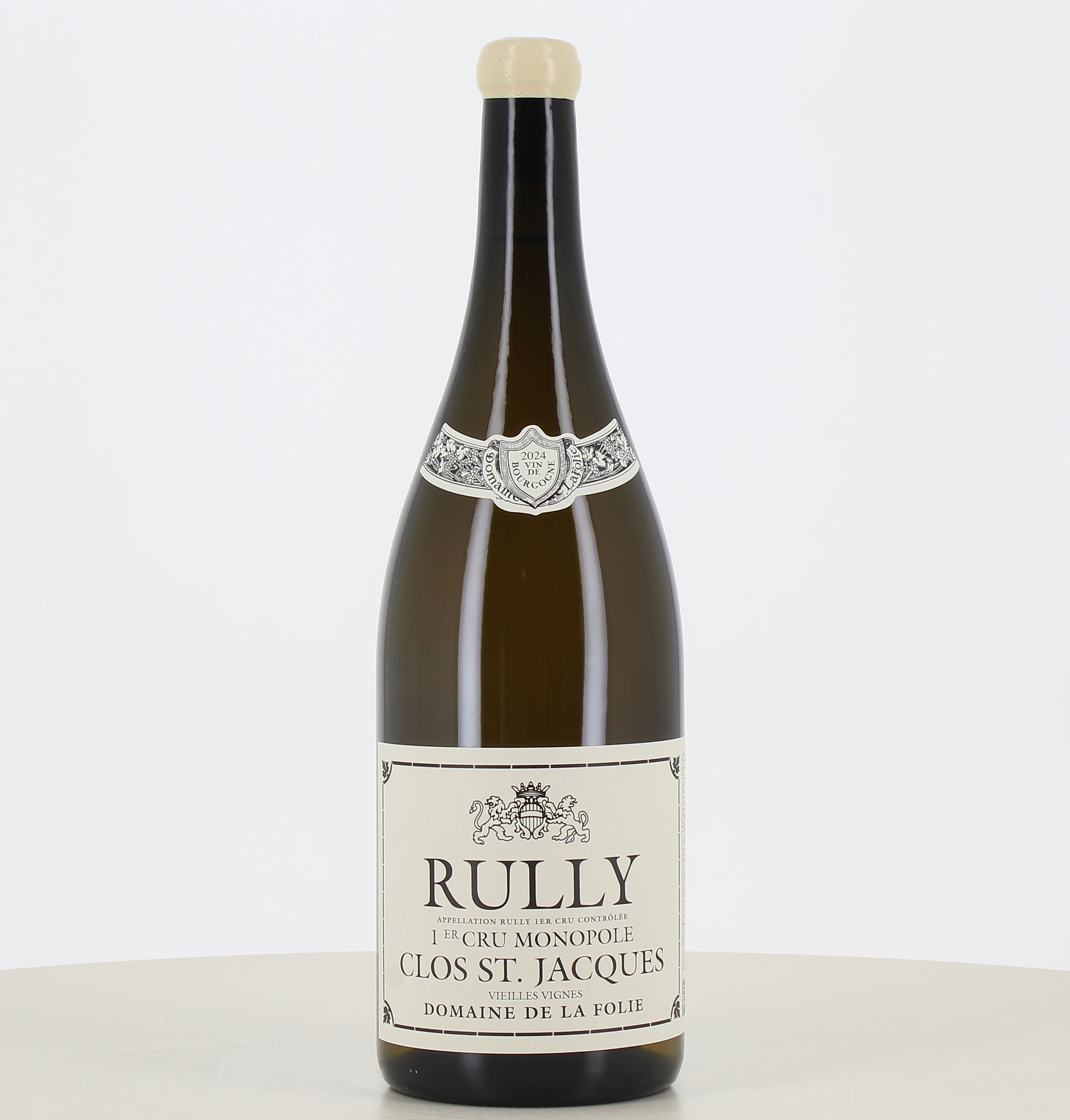 Magnum blanco Rully 1er cru Clos Saint Jacques Domaine de la Folie 2024 1.5L 