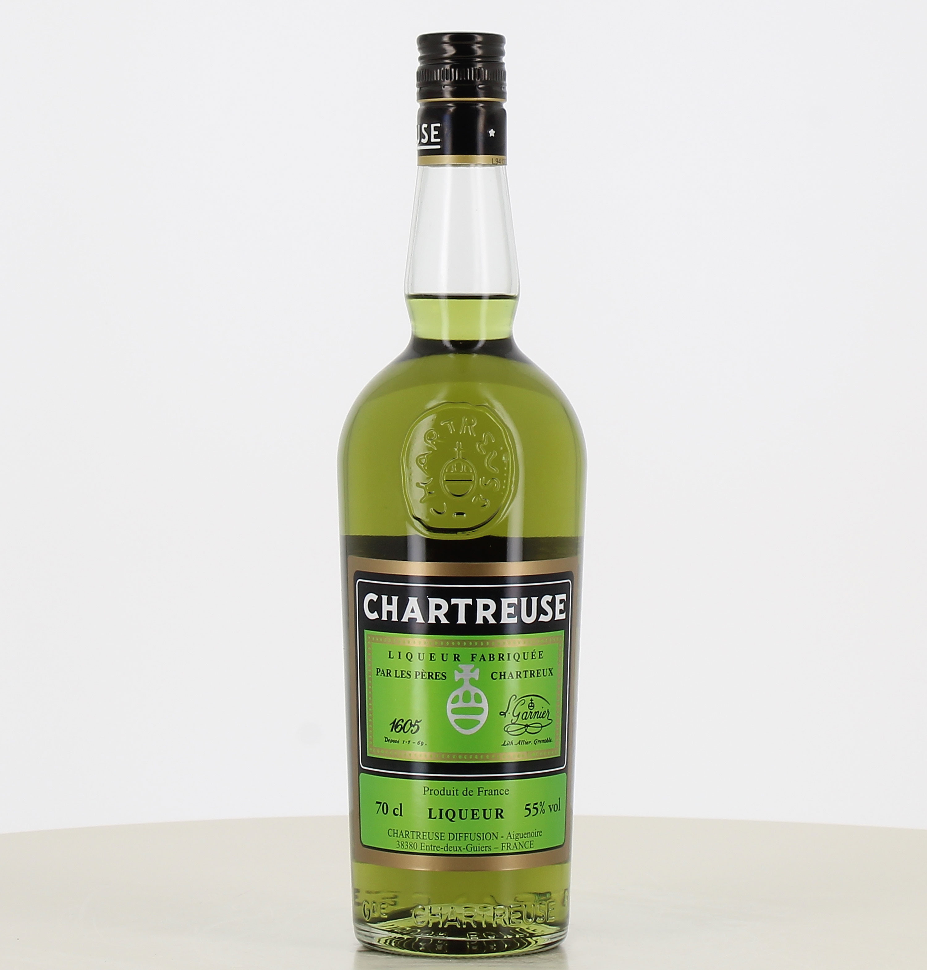 Flasche grüne Chartreuse - Les Pères Chartreux 70cl 