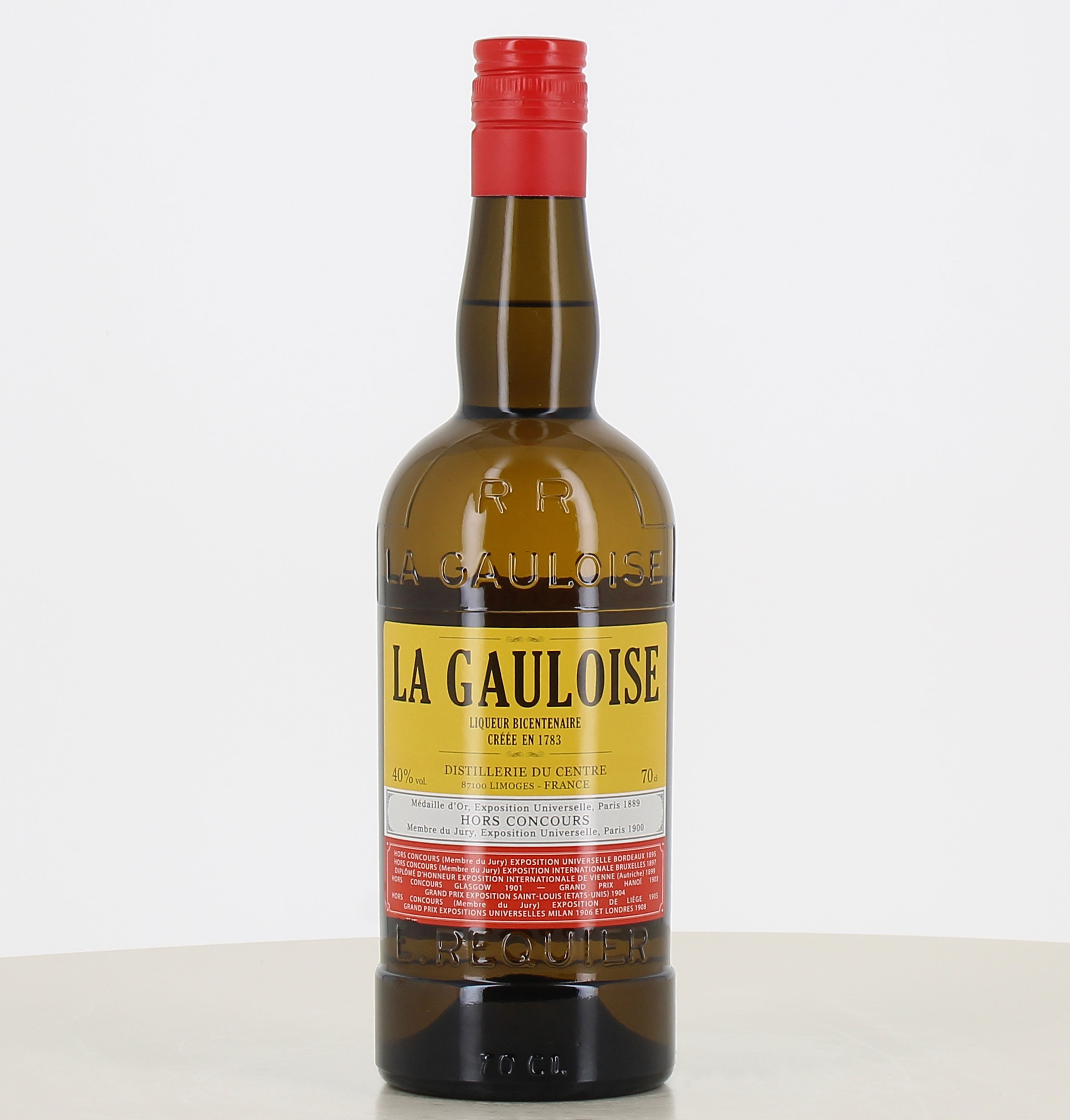 Flasche Likör La Gauloise Gelb 70cl 