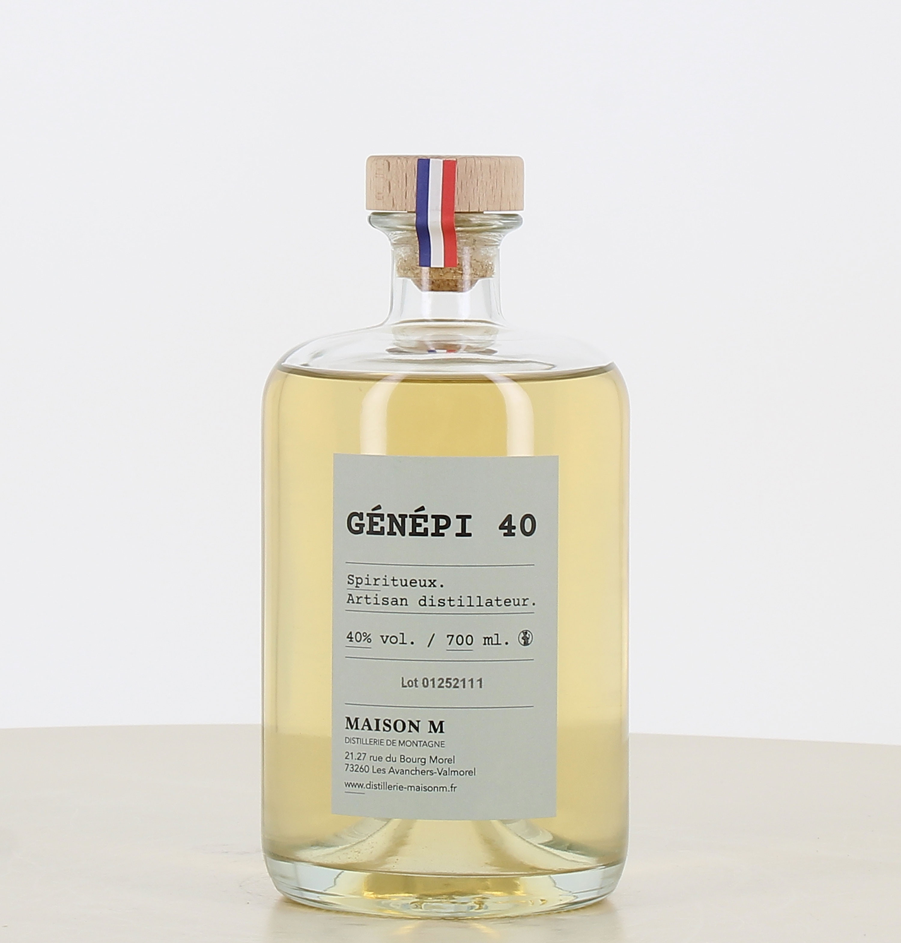 Bouteille Génépi 40 Distillerie Maison M 70cl 