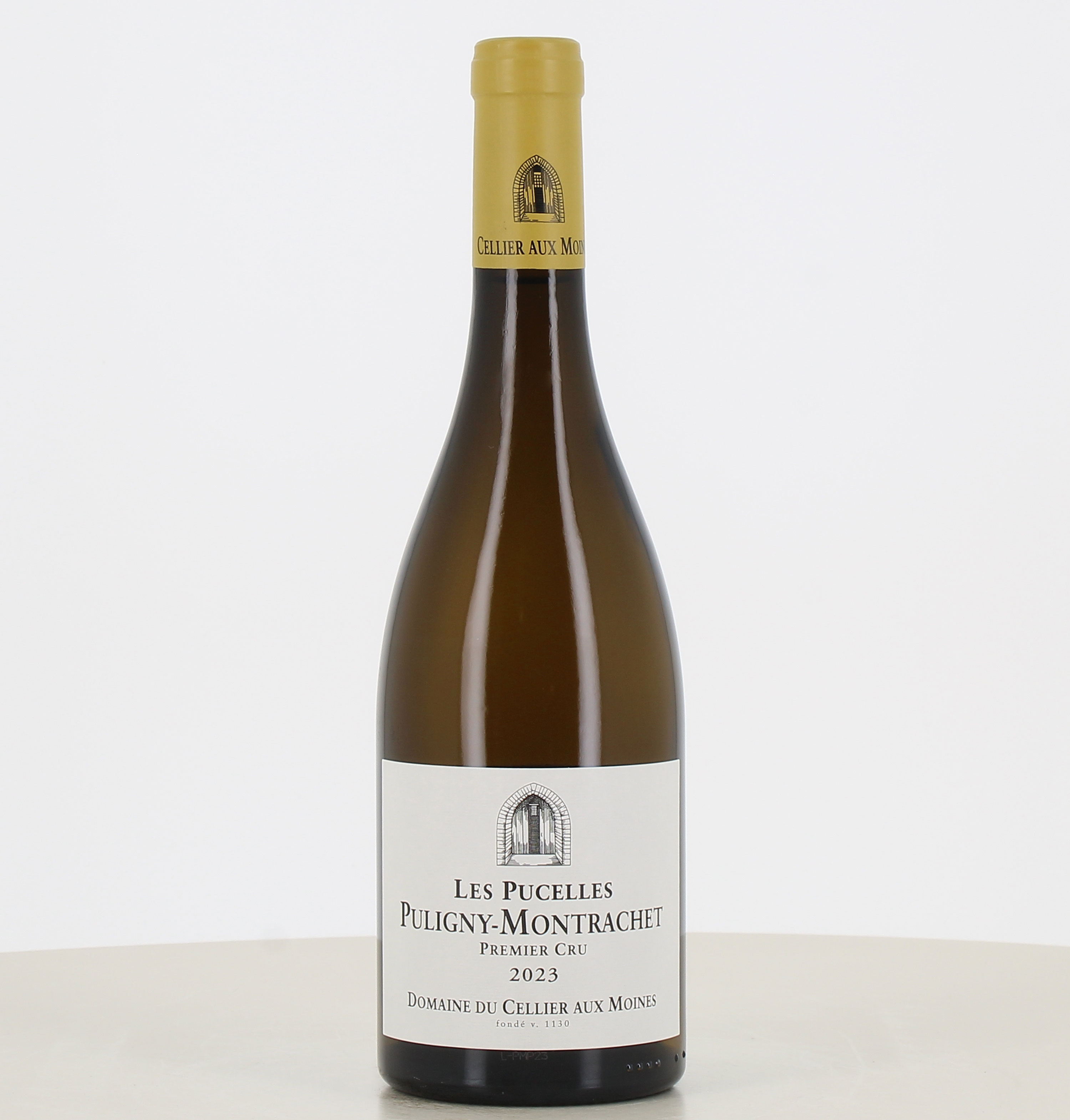 Botella de Puligny Montrachet Blanco 1er Cru Les Pucelles Cellier Aux Moines 2023 75cl 