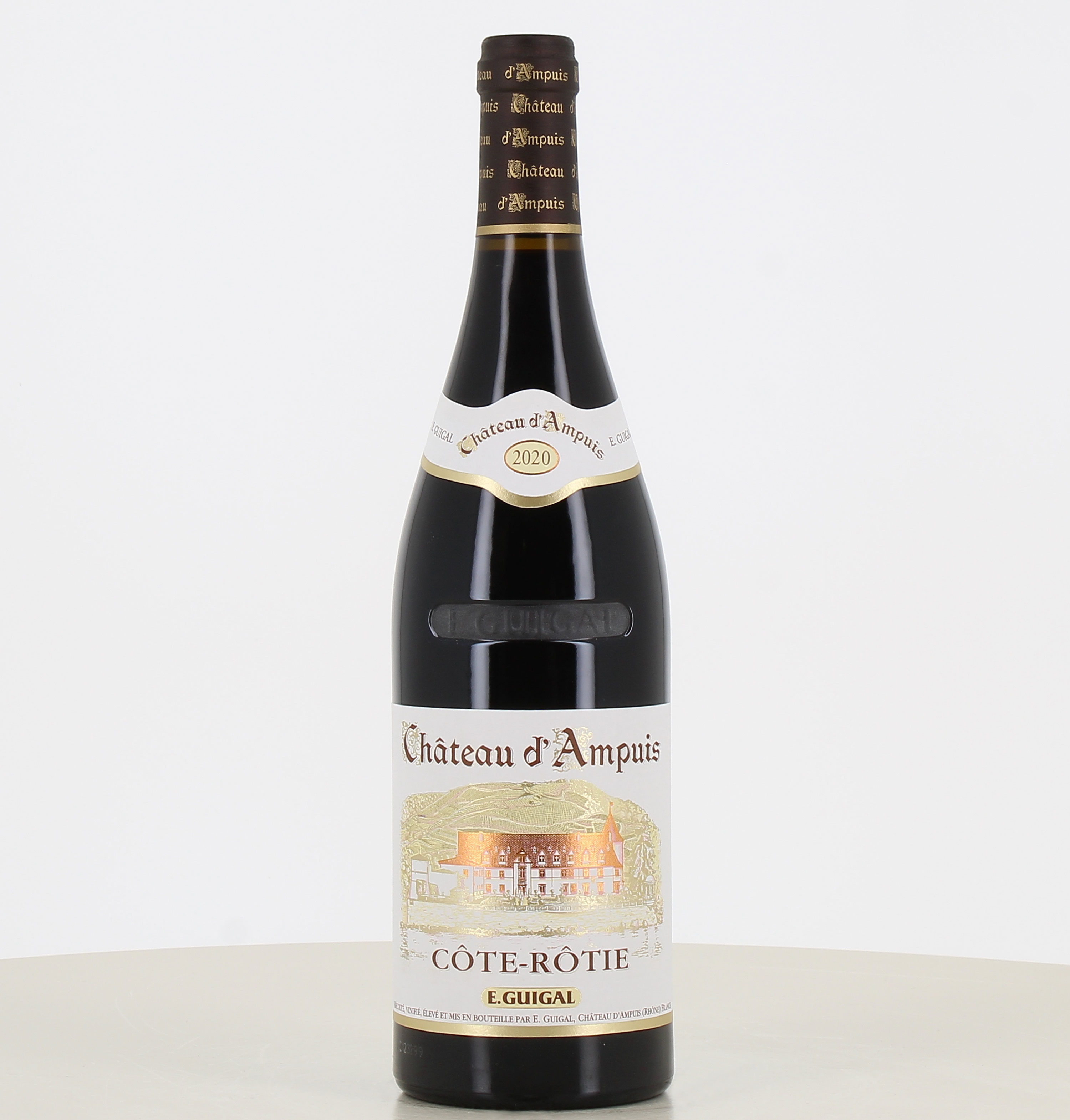 Bouteille vin rouge Côte rôtie Château Ampuis Domaine Guigal 2020 75cl 