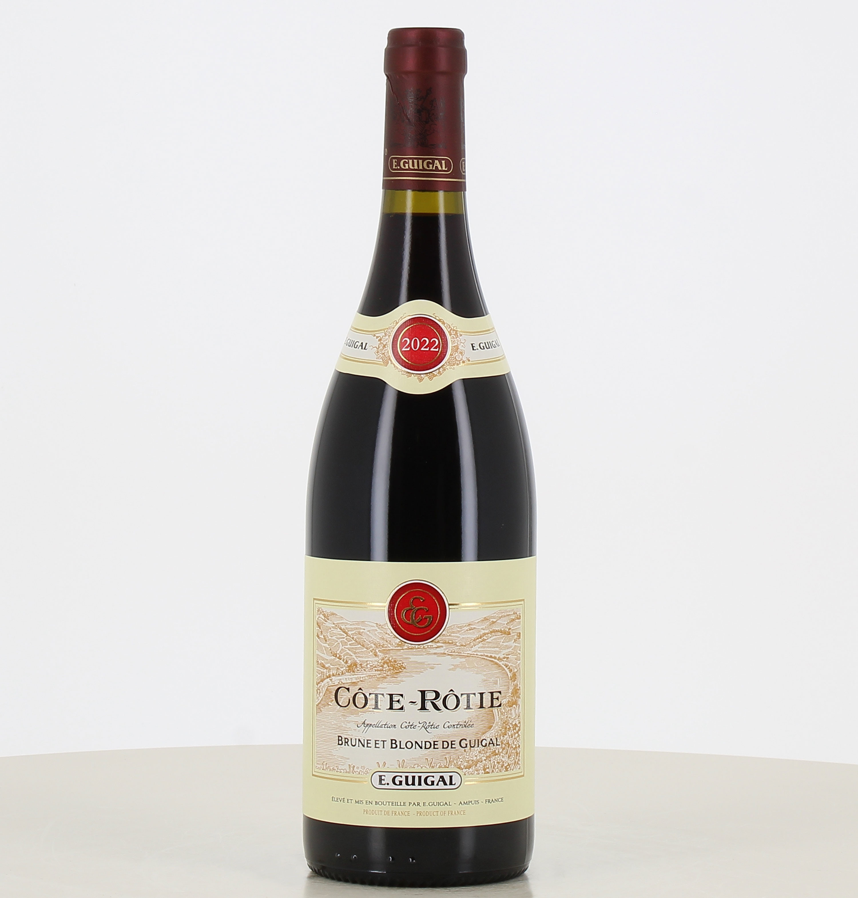 Bouteille vin rouge Côte-Rôtie Brune et Blonde Domaine Guigal 2022 75cl 