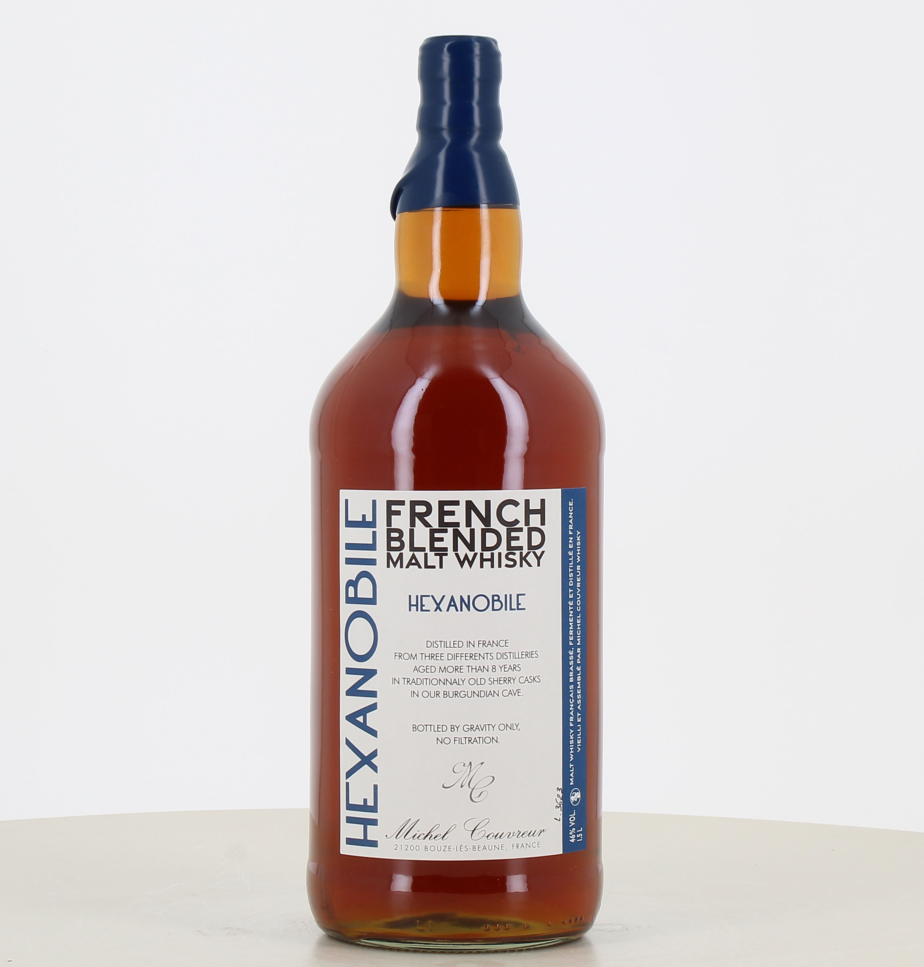Magnum Whisky Hexanobile French Blended Malt Michel Couvreur da 1,5 litri. 