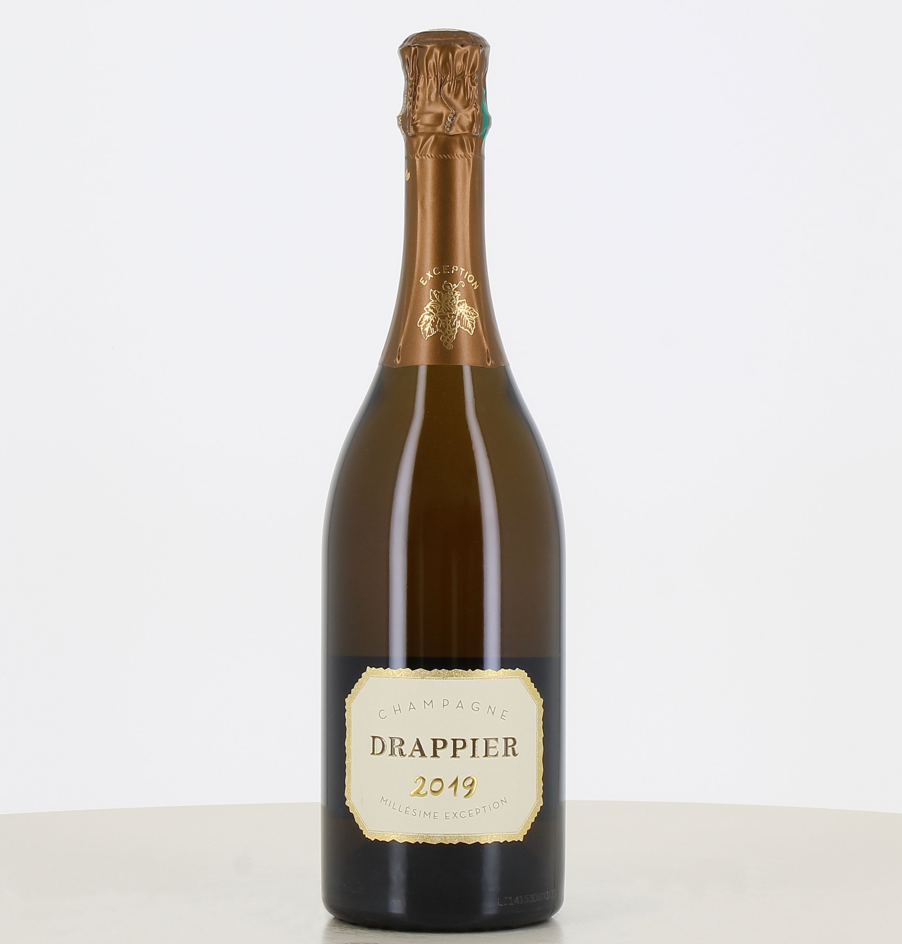 Bottiglia di Champagne Millésime d'Eccezione 2019 Champagne Drappier 75cl 