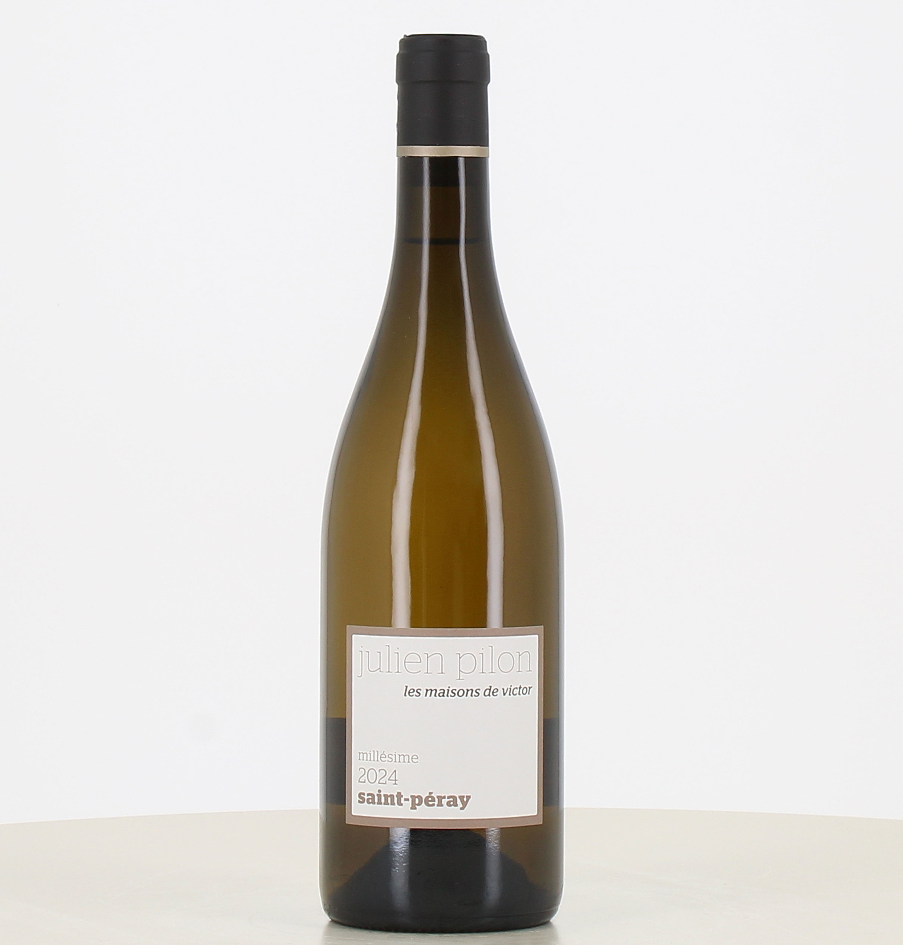 White wine bottle Saint Peray Les maisons de Victor Julien Pilon 2024 75cl 