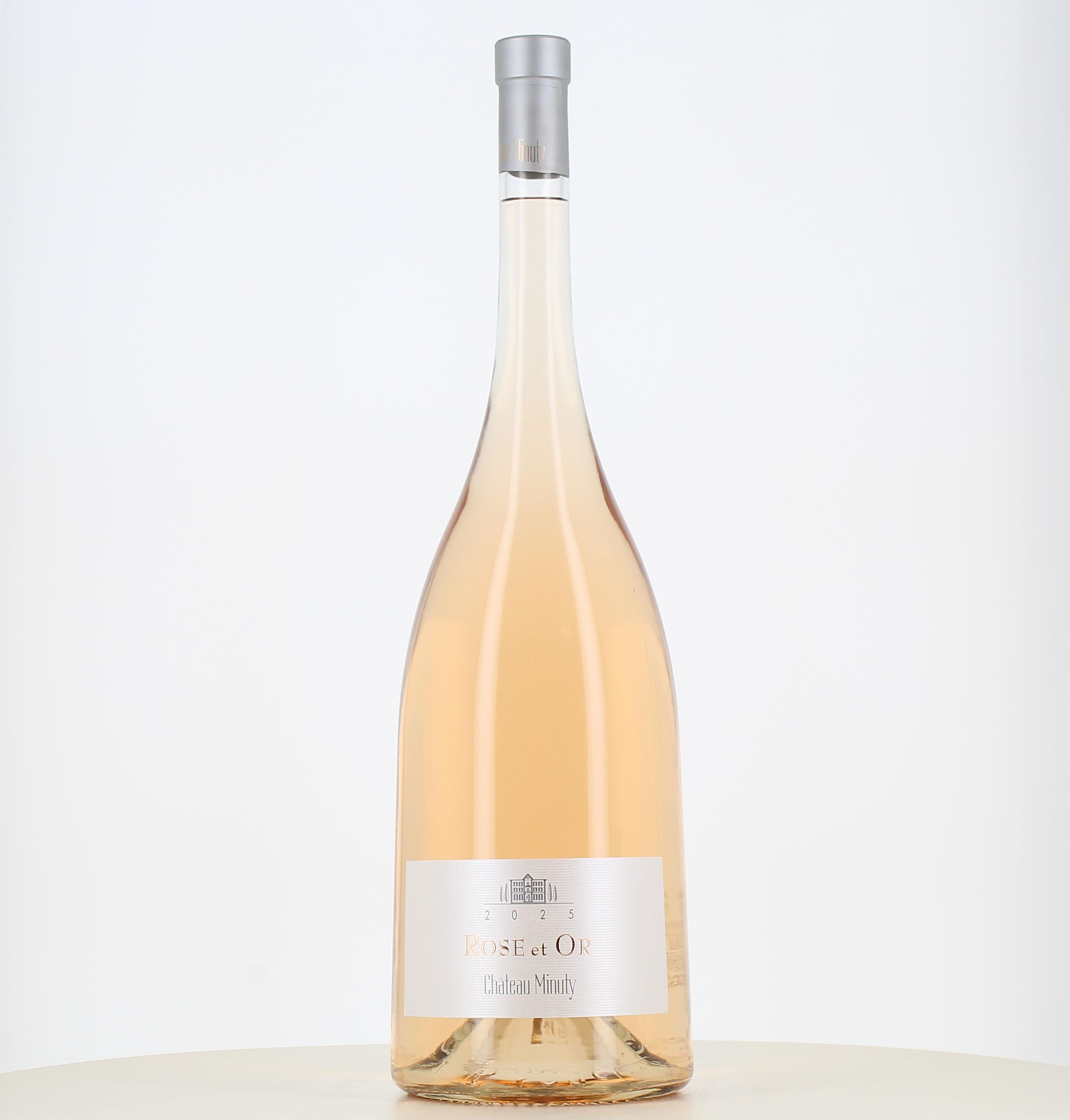 Mathusalem rosé Côtes de Provence Minuty Rosé & Or 2025 6LThis is a 6-liter bottle of 2025 Mathusalem rosé wine from Côtes de 