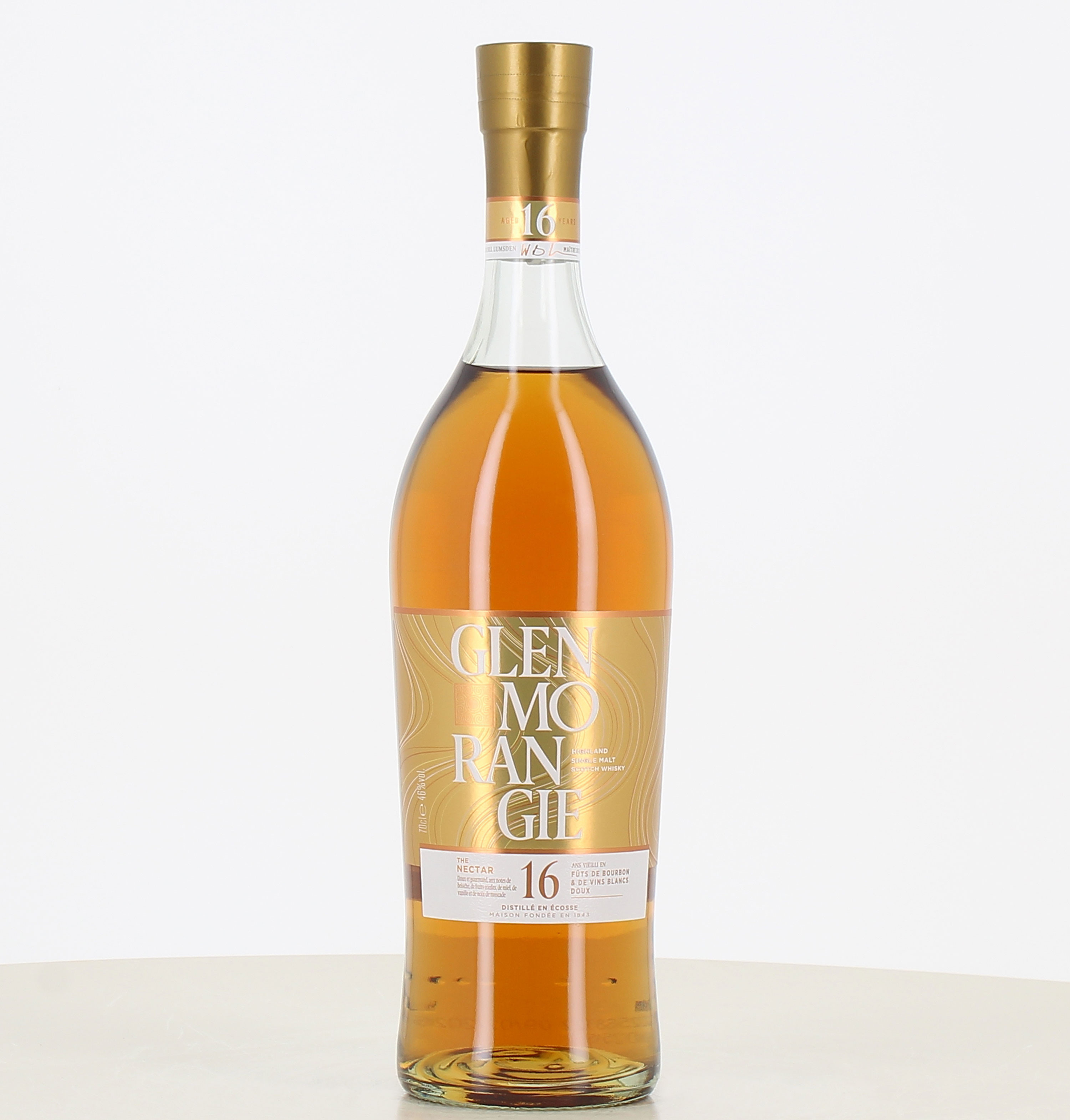 Bottiglia di whisky Nectar d'Or 16 anni di età Glenmorangie 70cl. 