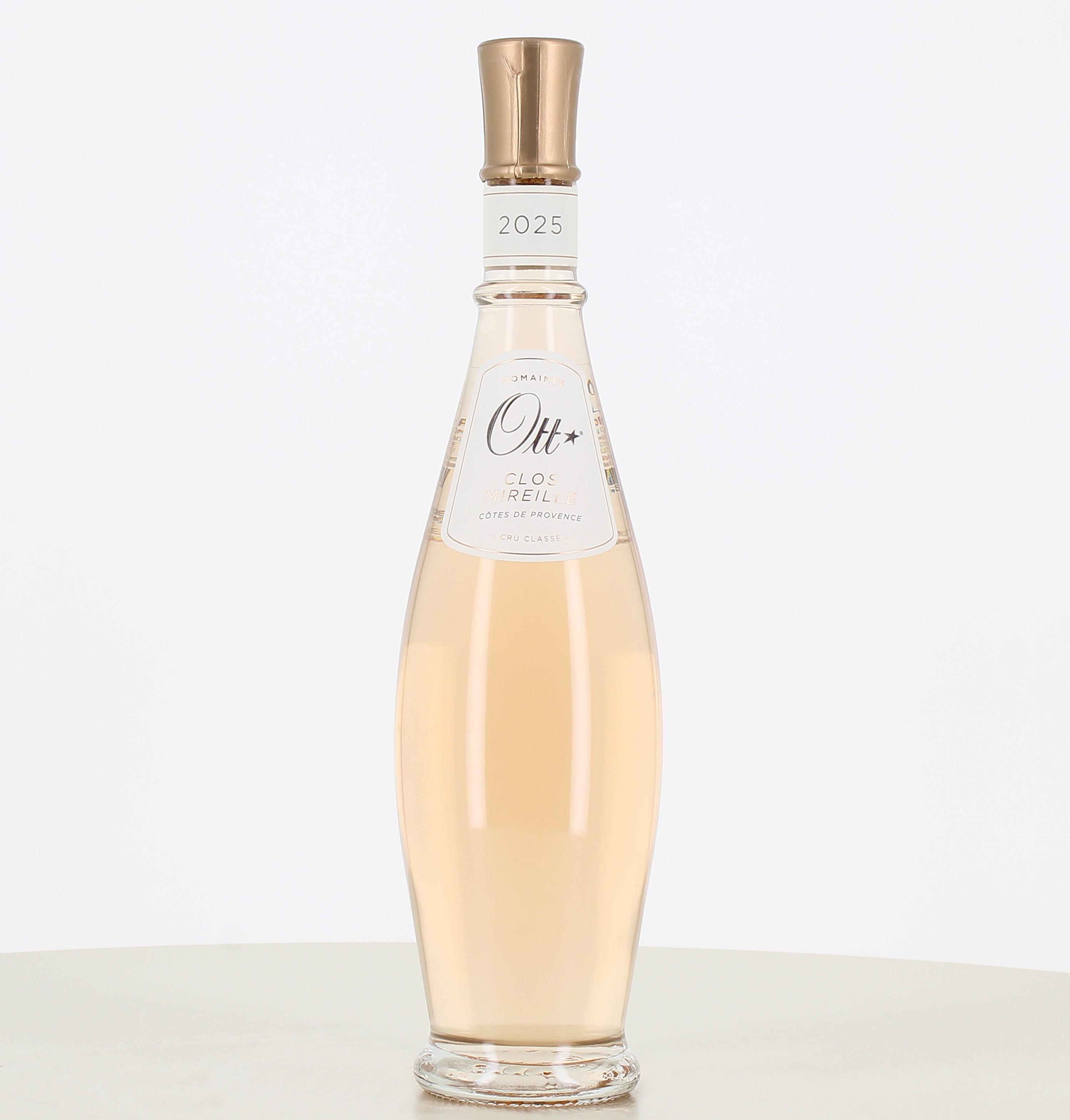 Bottle of rosé wine Ott Côtes de Provence Clos Mireille 2025 0.75L 