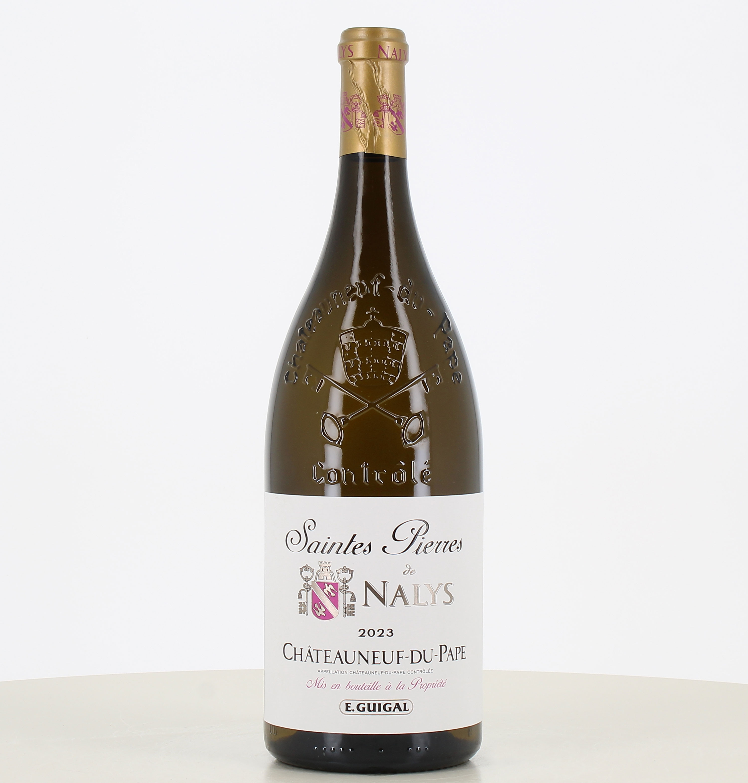 Magnum bianco Châteauneuf du Pape Saintes Pierres 2020 Château de Nalys. 